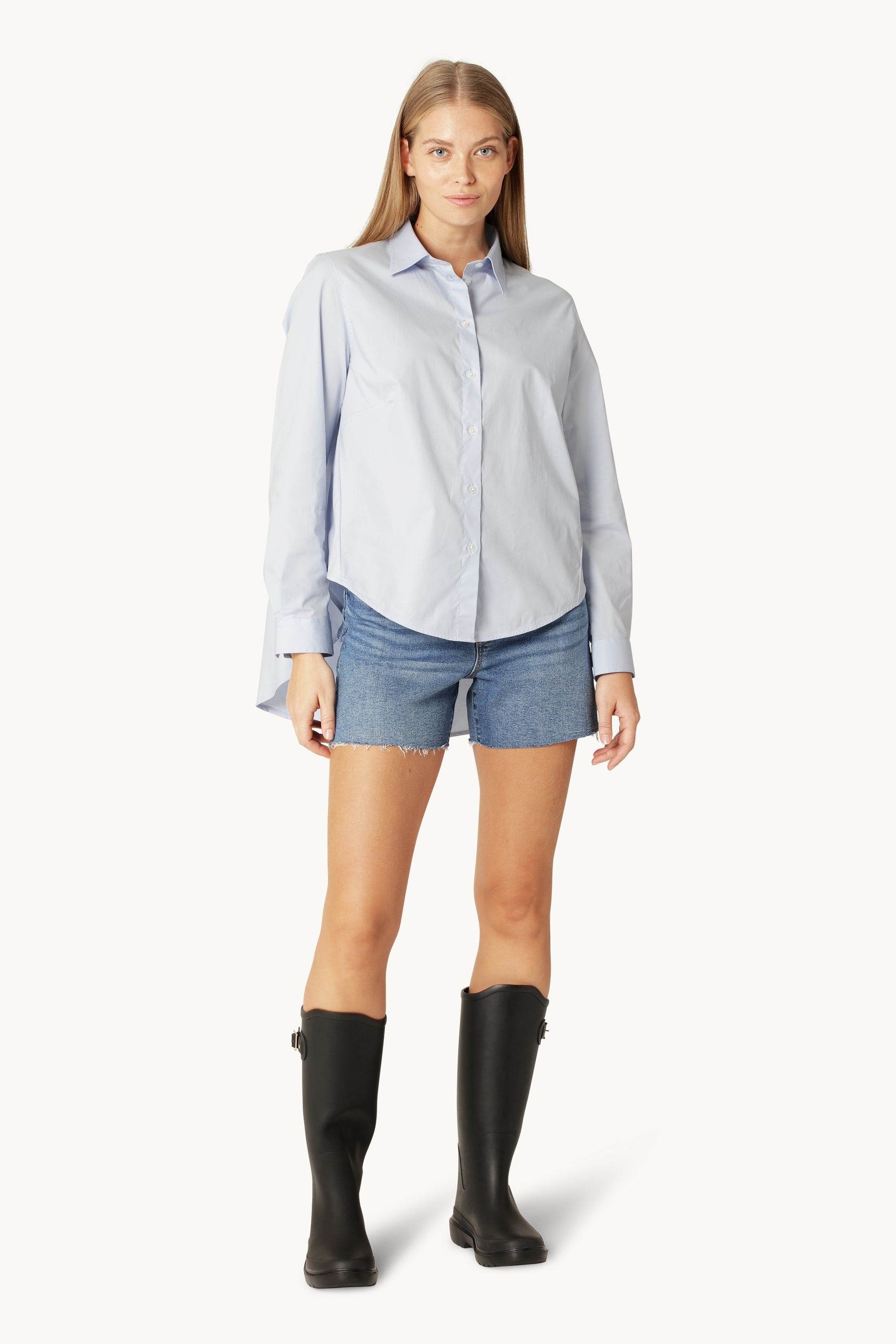 Shirt Flowy Back - Heather