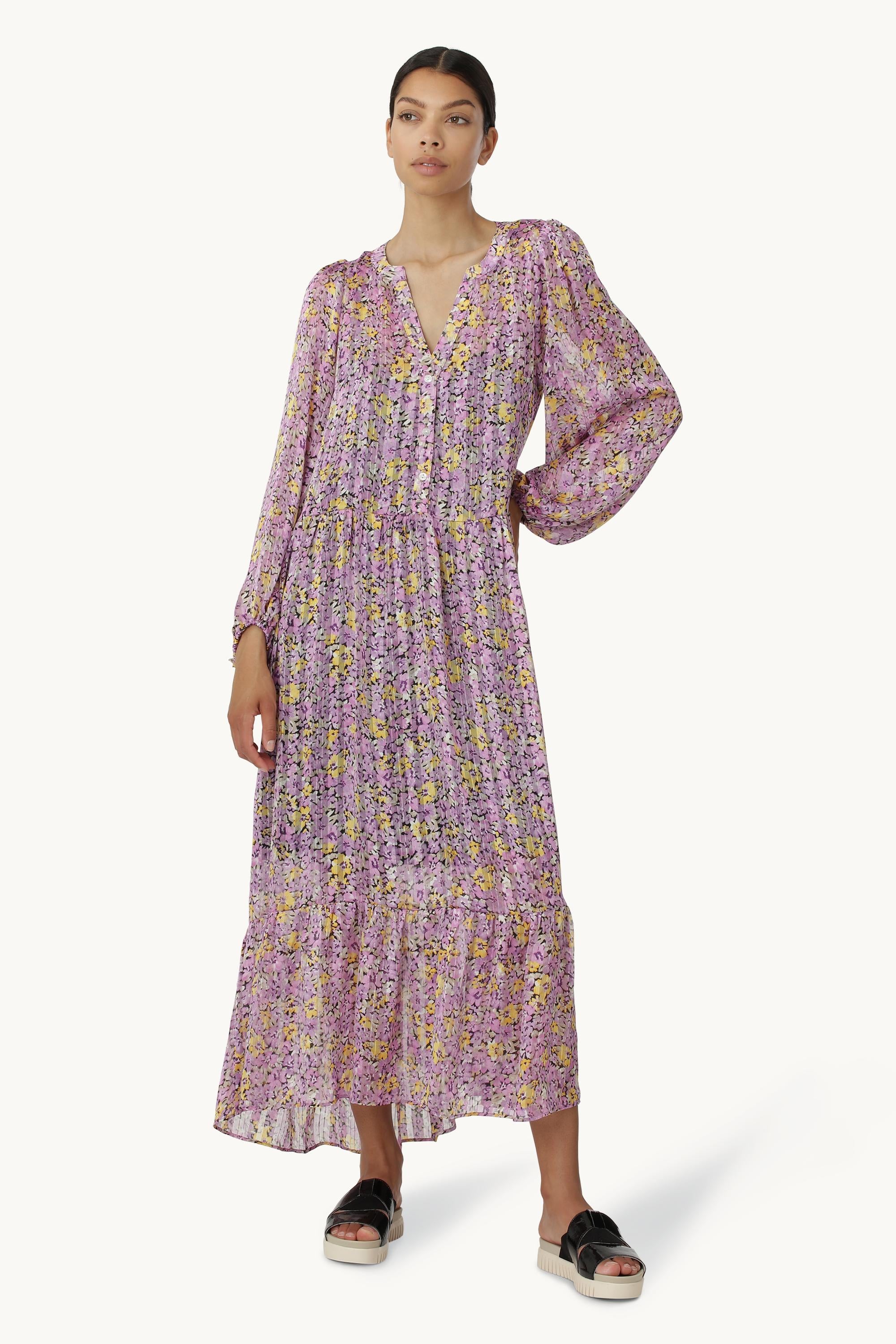 Midi Dress - Sheer Lilac