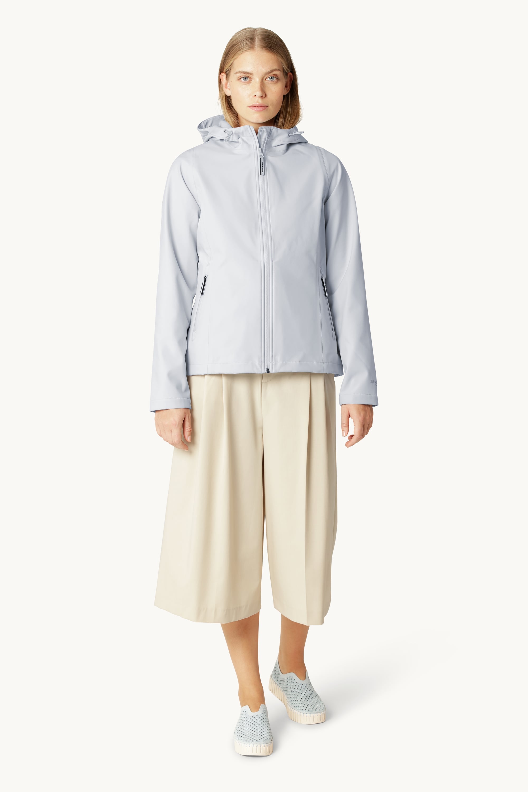 Short Softshell Raincoat - Heather