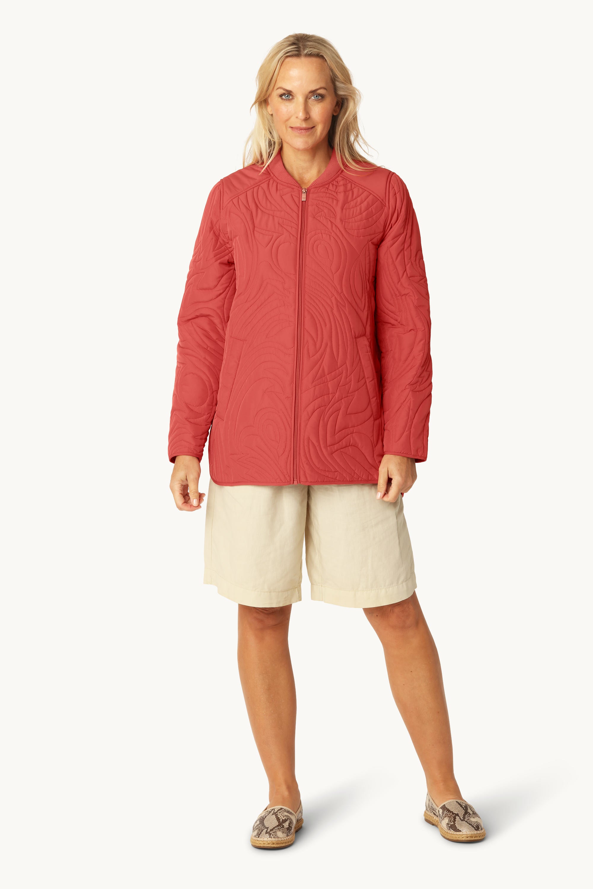 Short Quilt Jacket - Baked Apple