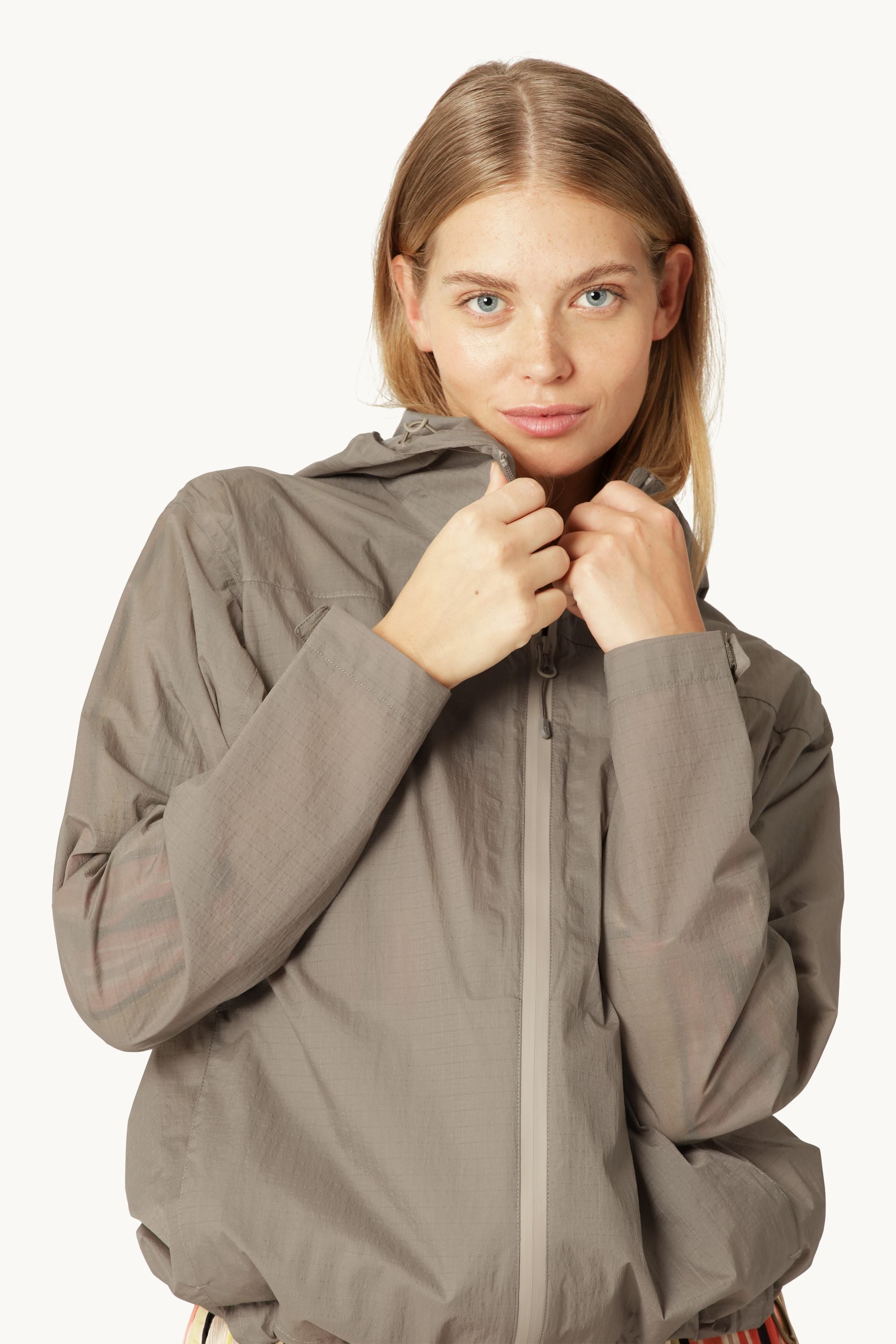 Windbreaker Rain Jacket - Greige