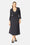 Long Sleeved Dress Pleats - Dark Indigo