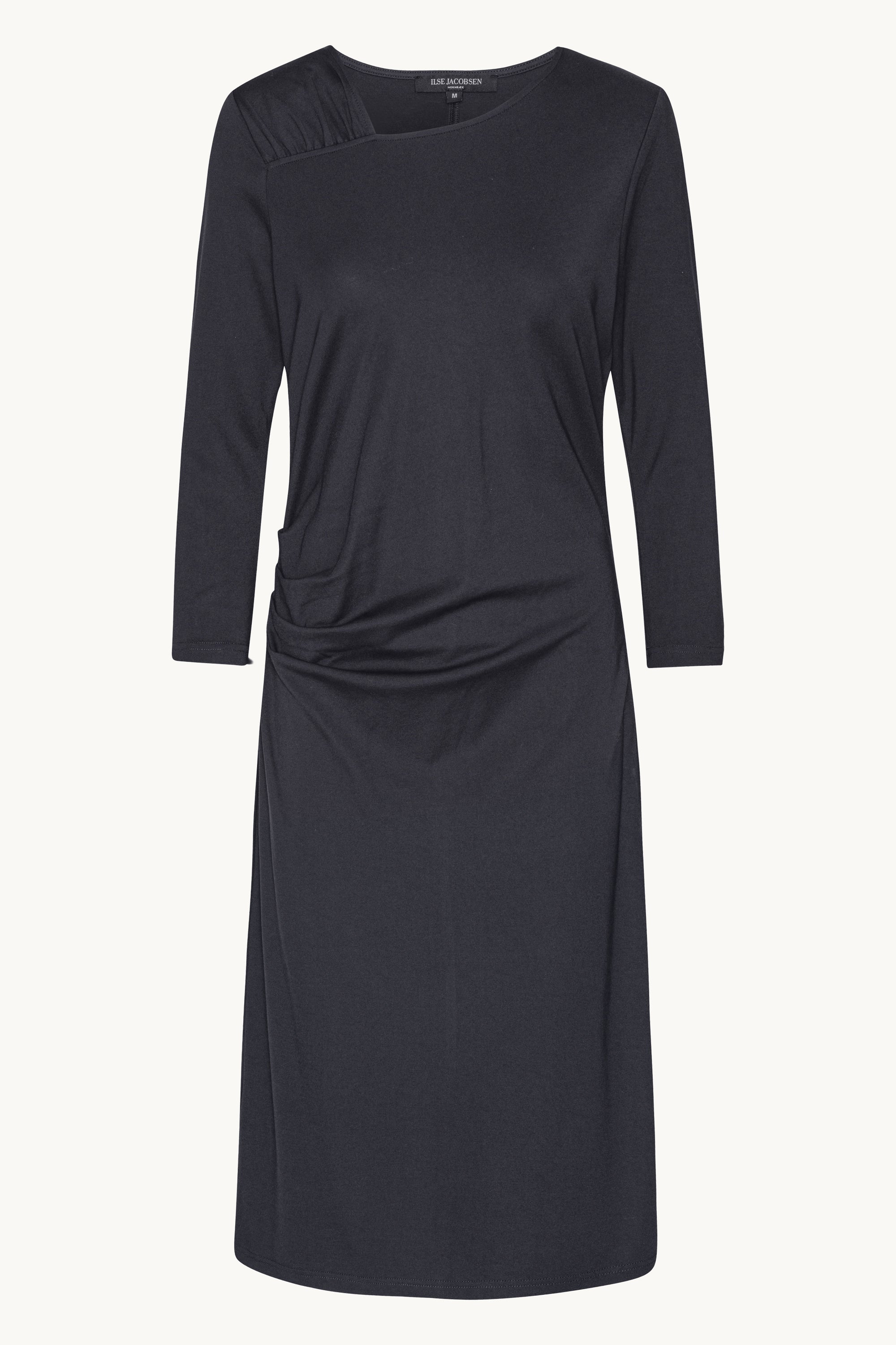 Vestido con Pliegues - Dark Indigo