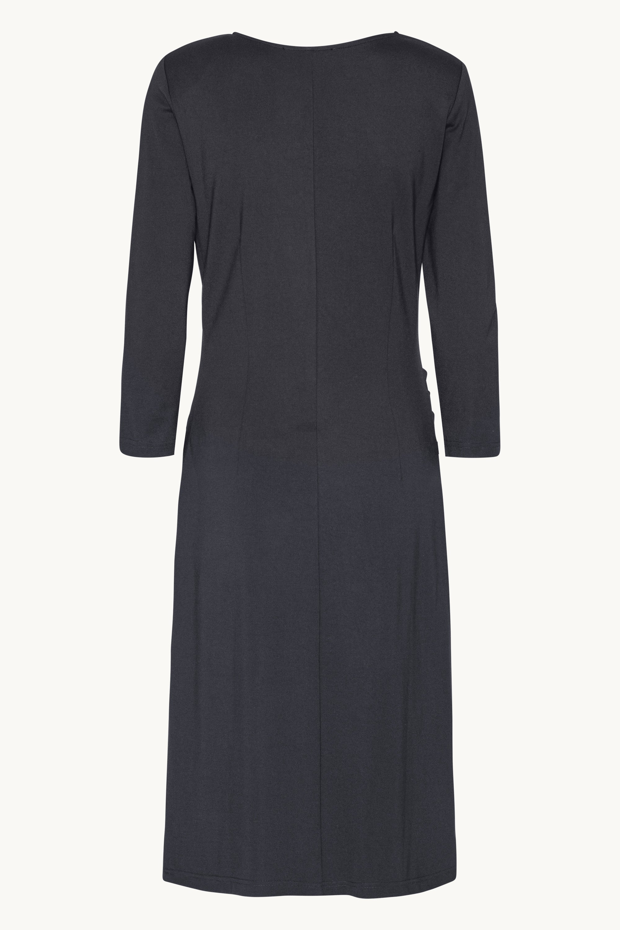Vestido con Pliegues - Dark Indigo