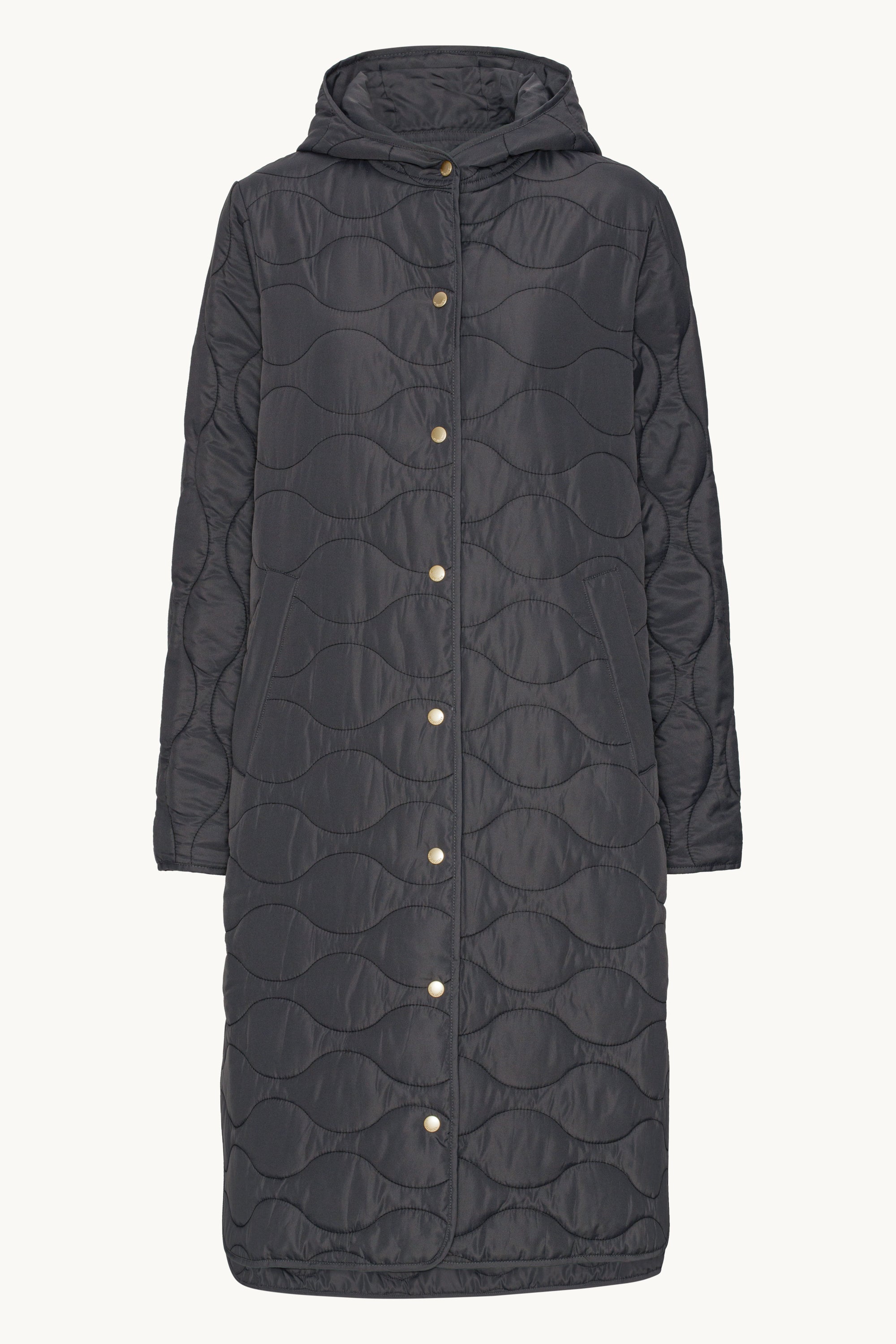 Abrigo acolchado - Asfalto