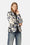 Blazer Acolchado - Beige Artsy Stroke Flower