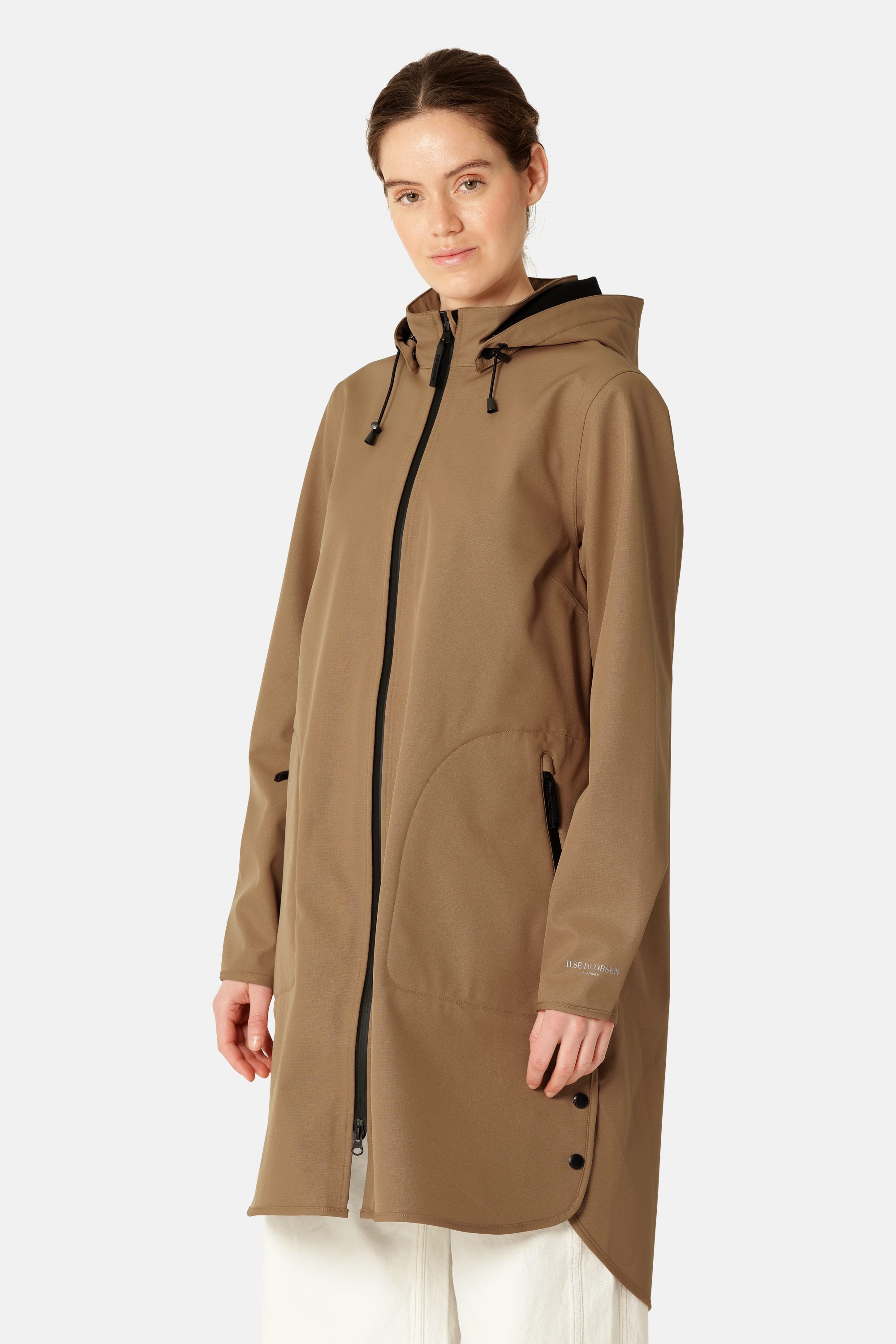 Impermeable Softshell Corte A - Mocca