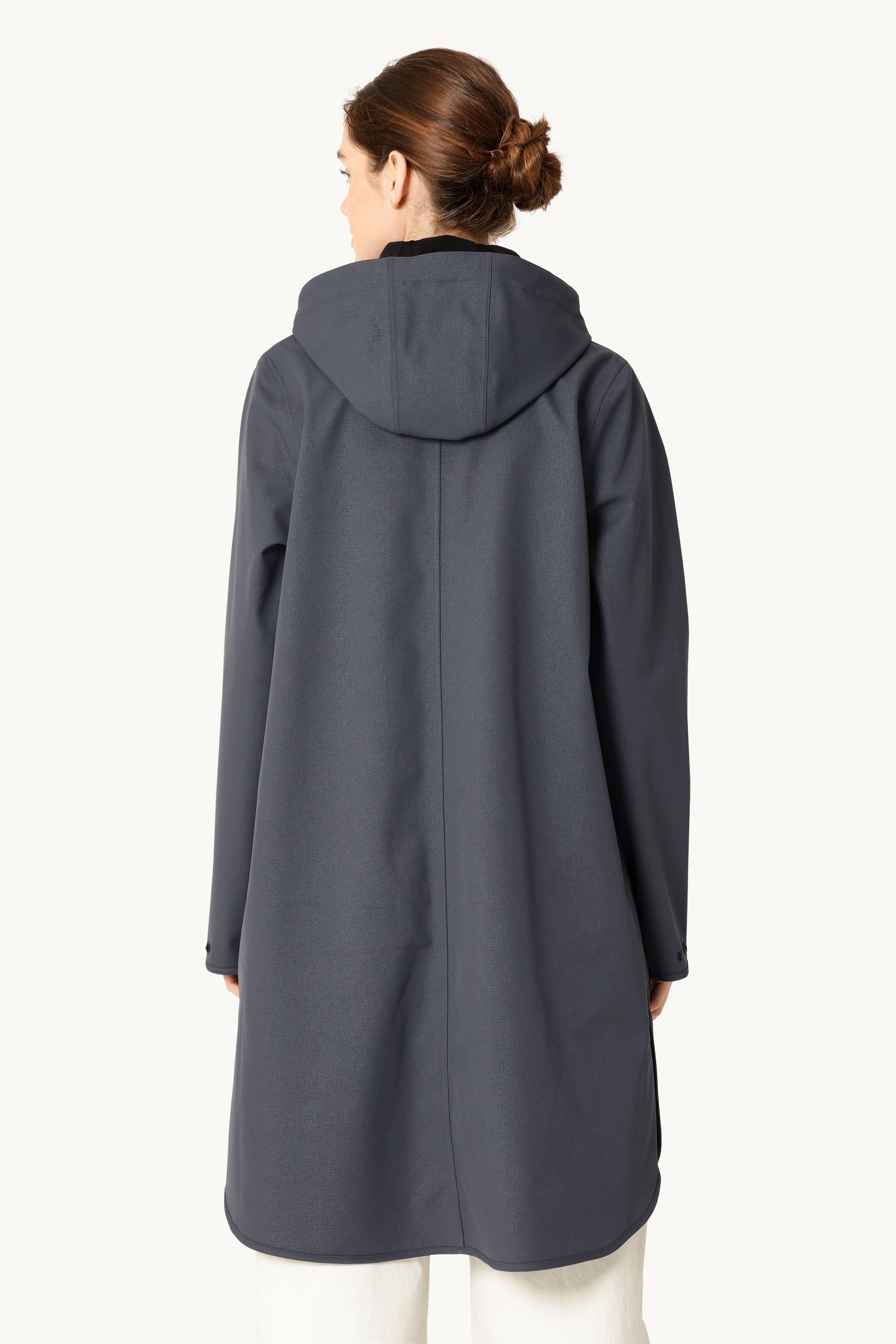 Softshell Raincoat A-line - Ombre Blue