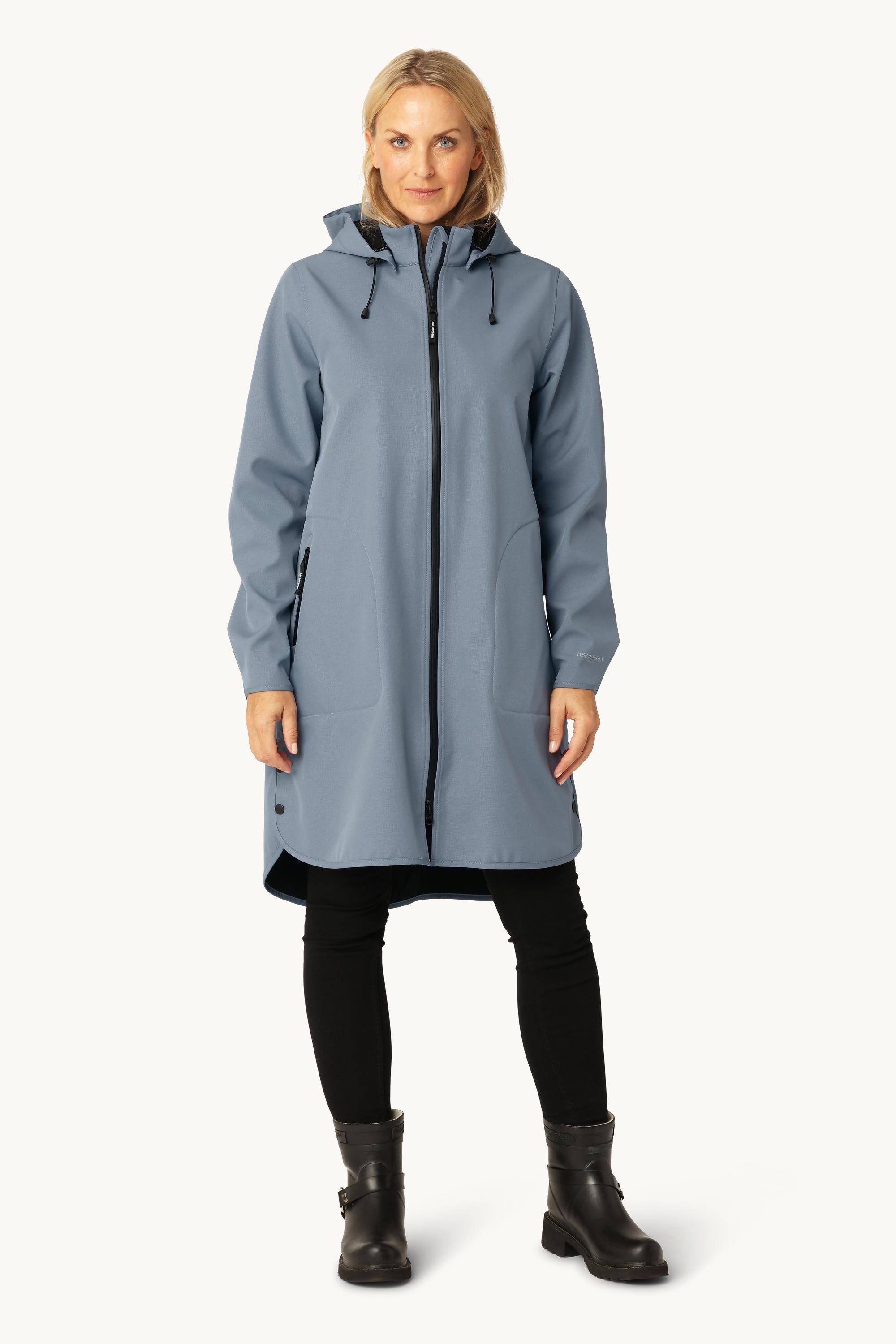 Impermeable Softshell Corte A - Grey Blue