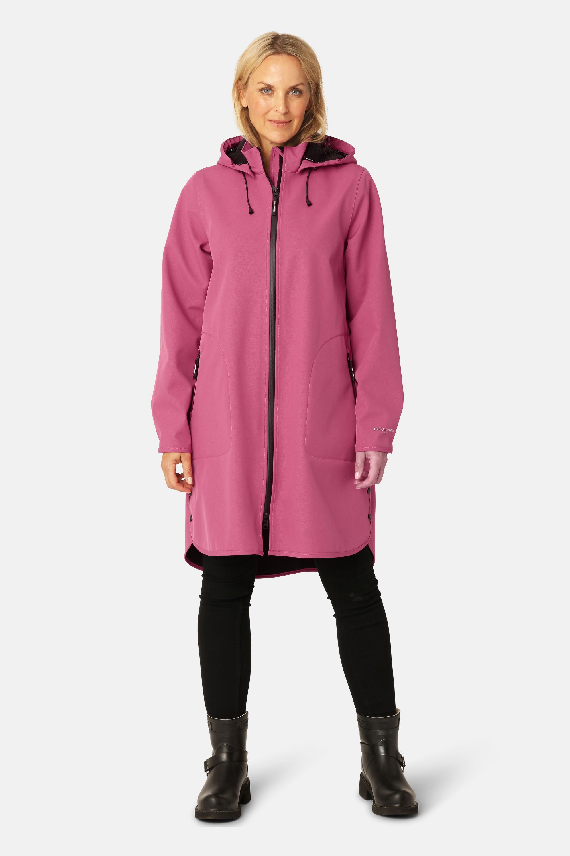 Softshell Raincoat A-line - Magenta Haze