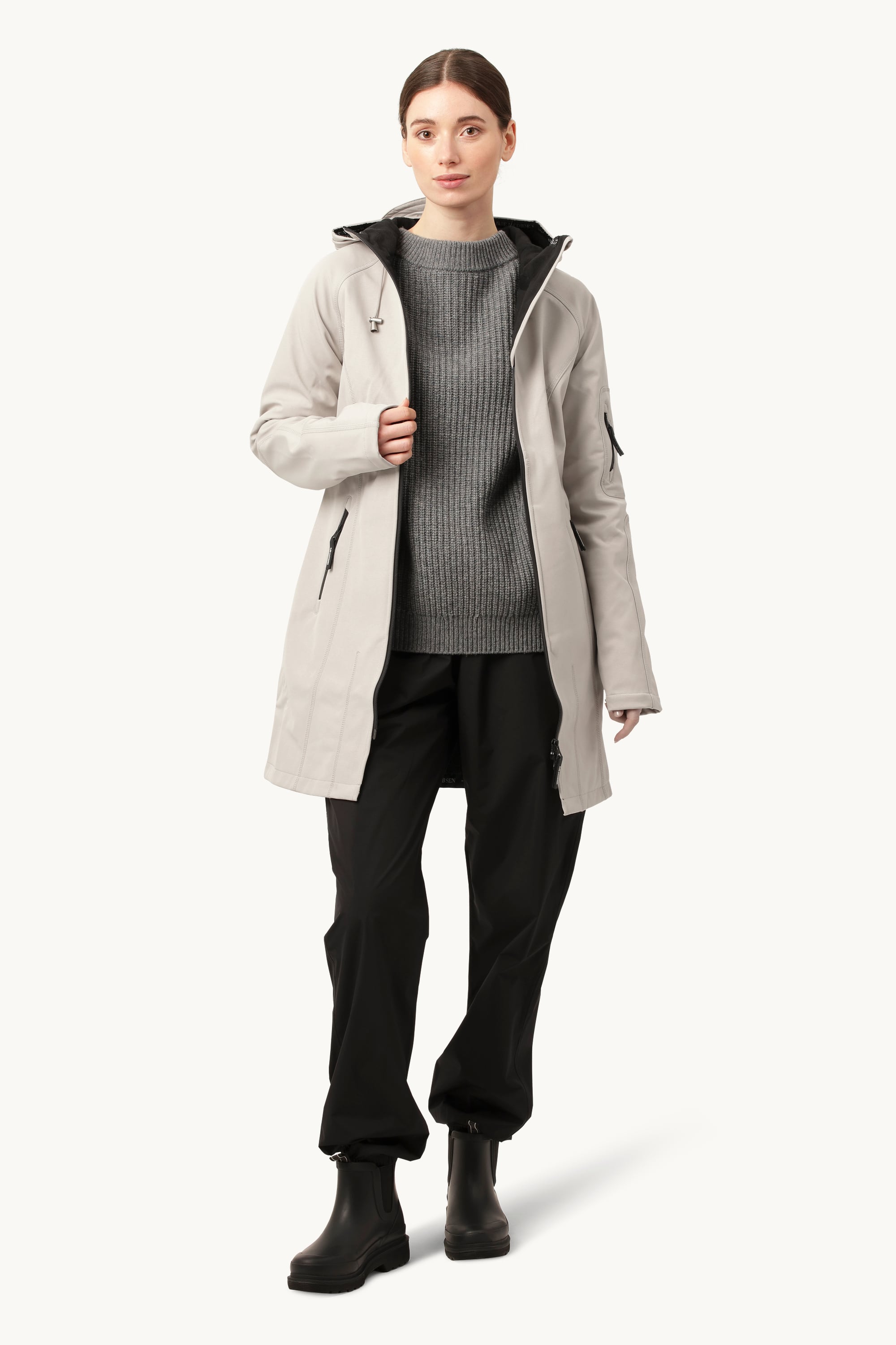 Impermeable Softshell - Chateau Gray