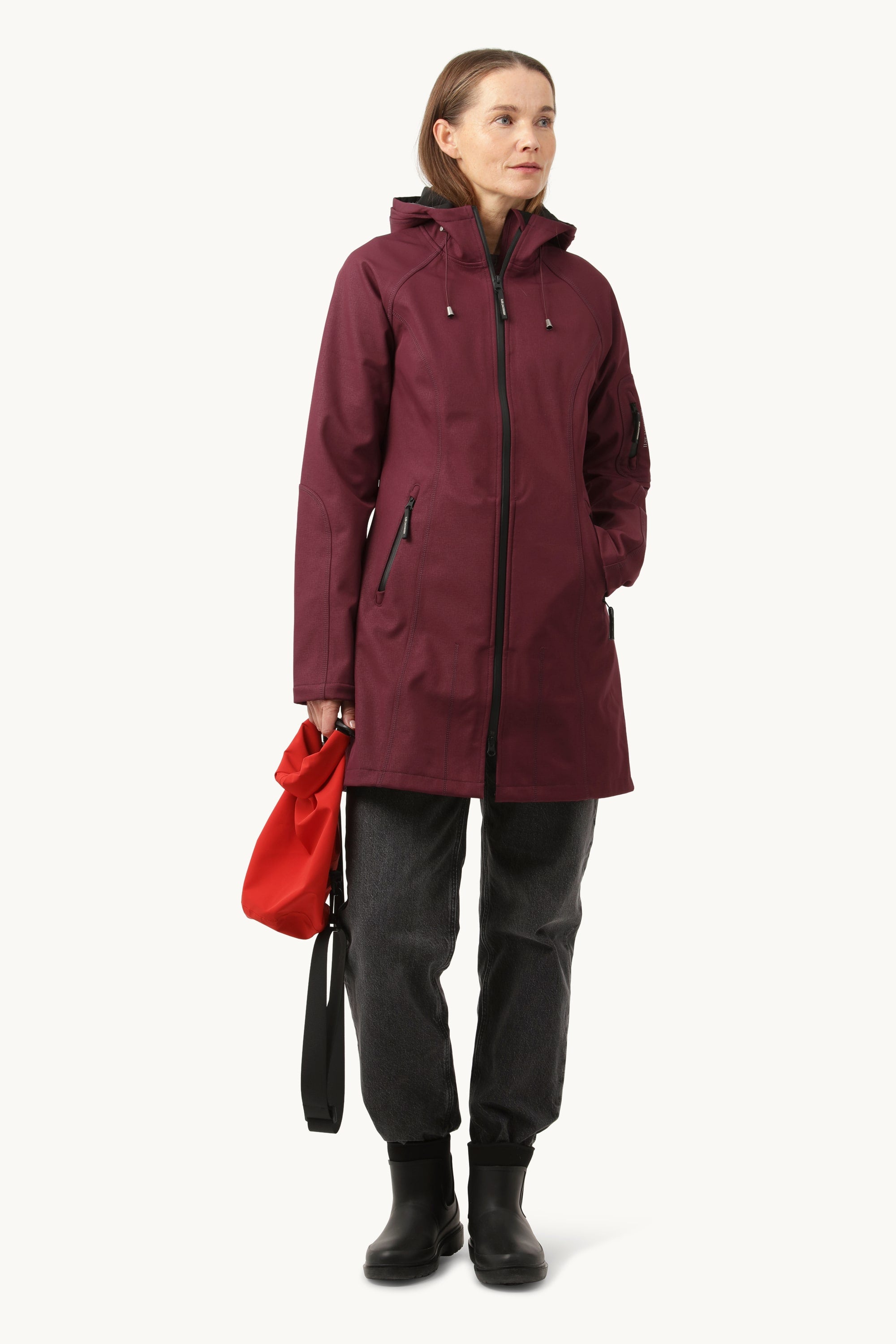 Impermeable Softshell - Maroon Banner