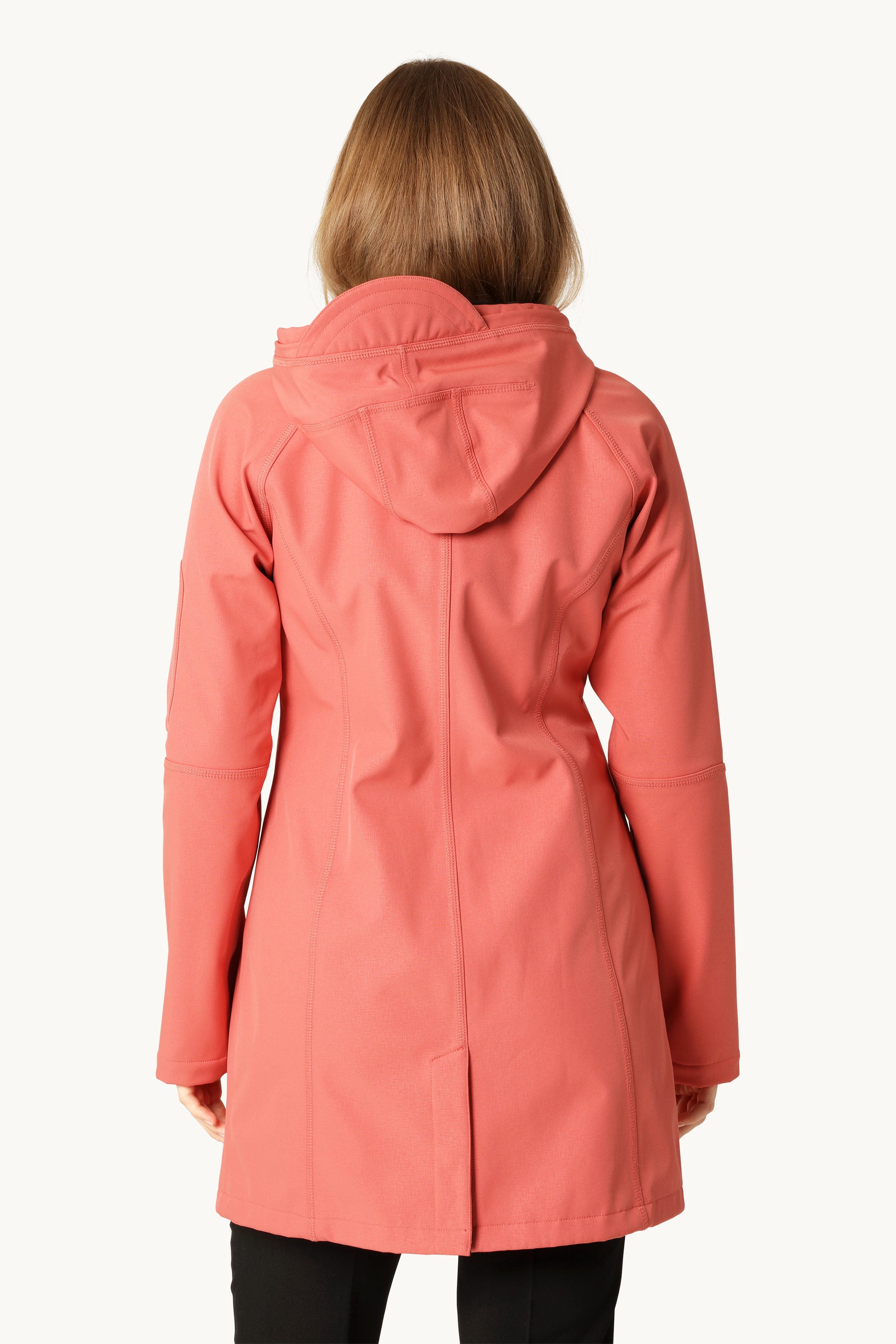 Softshell Raincoat - Spiced Coral