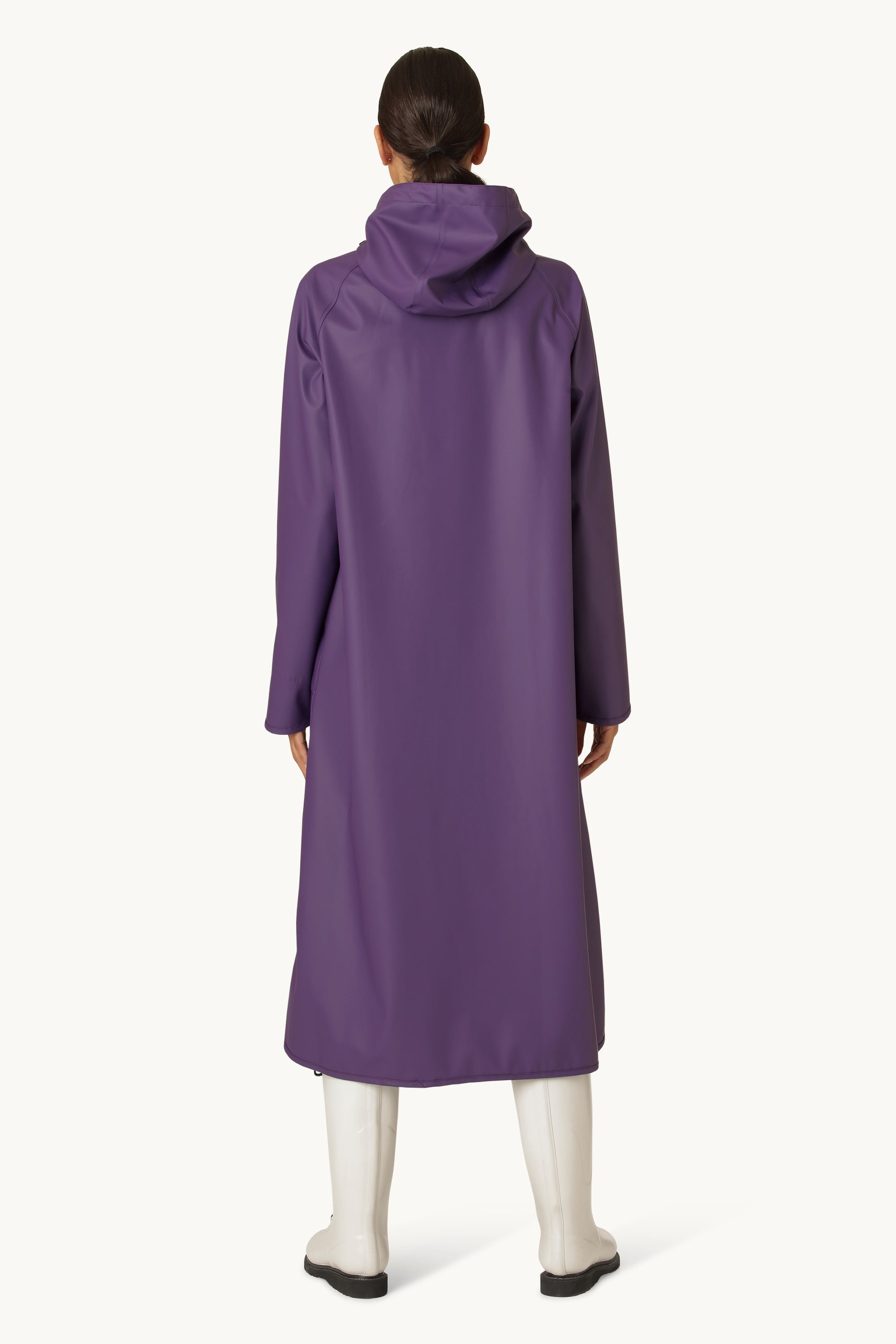 Long Light Raincoat - Purple Rain