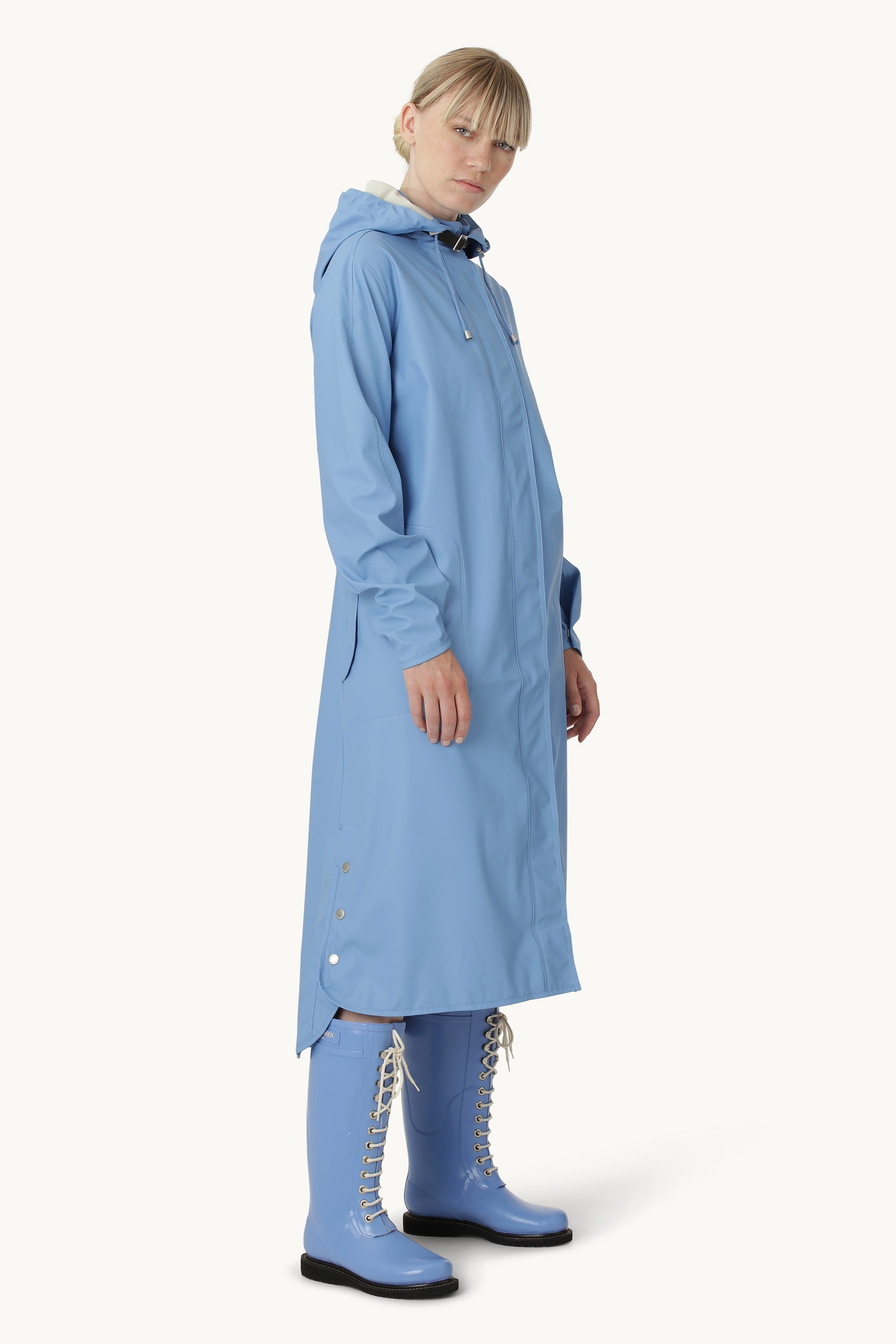 Long Light Raincoat - Light Regatta