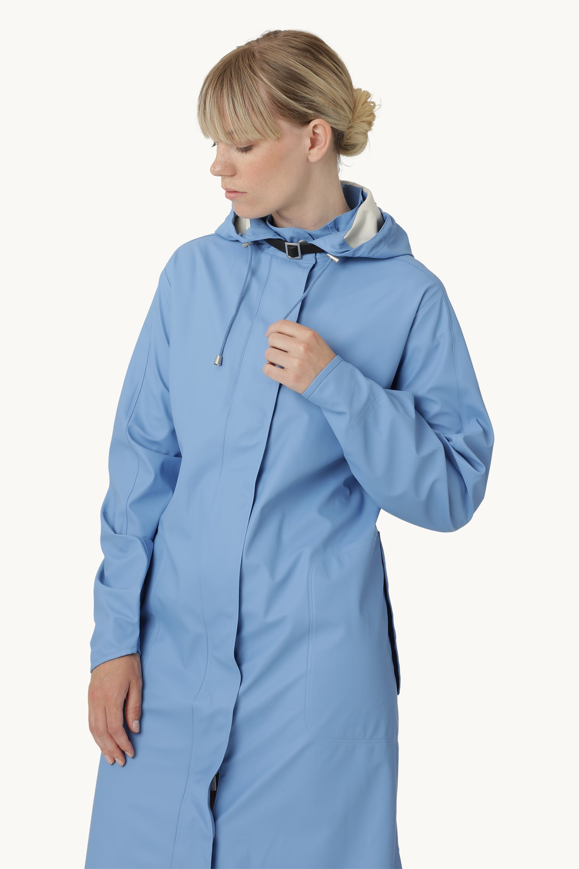Long Light Raincoat - Light Regatta