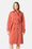 Technical Trench Raincoat - Spiced Coral