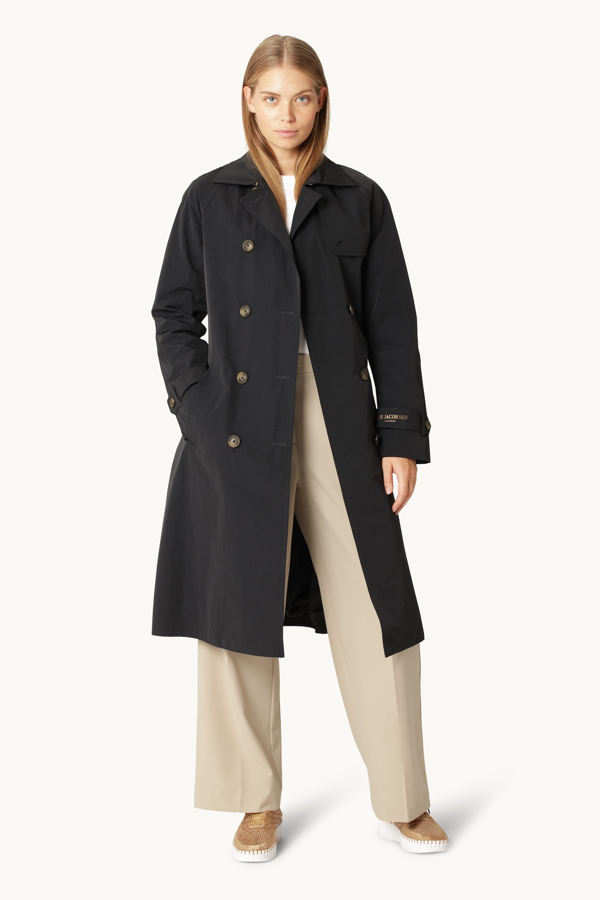 Technical Trench Raincoat - Dark Indigo