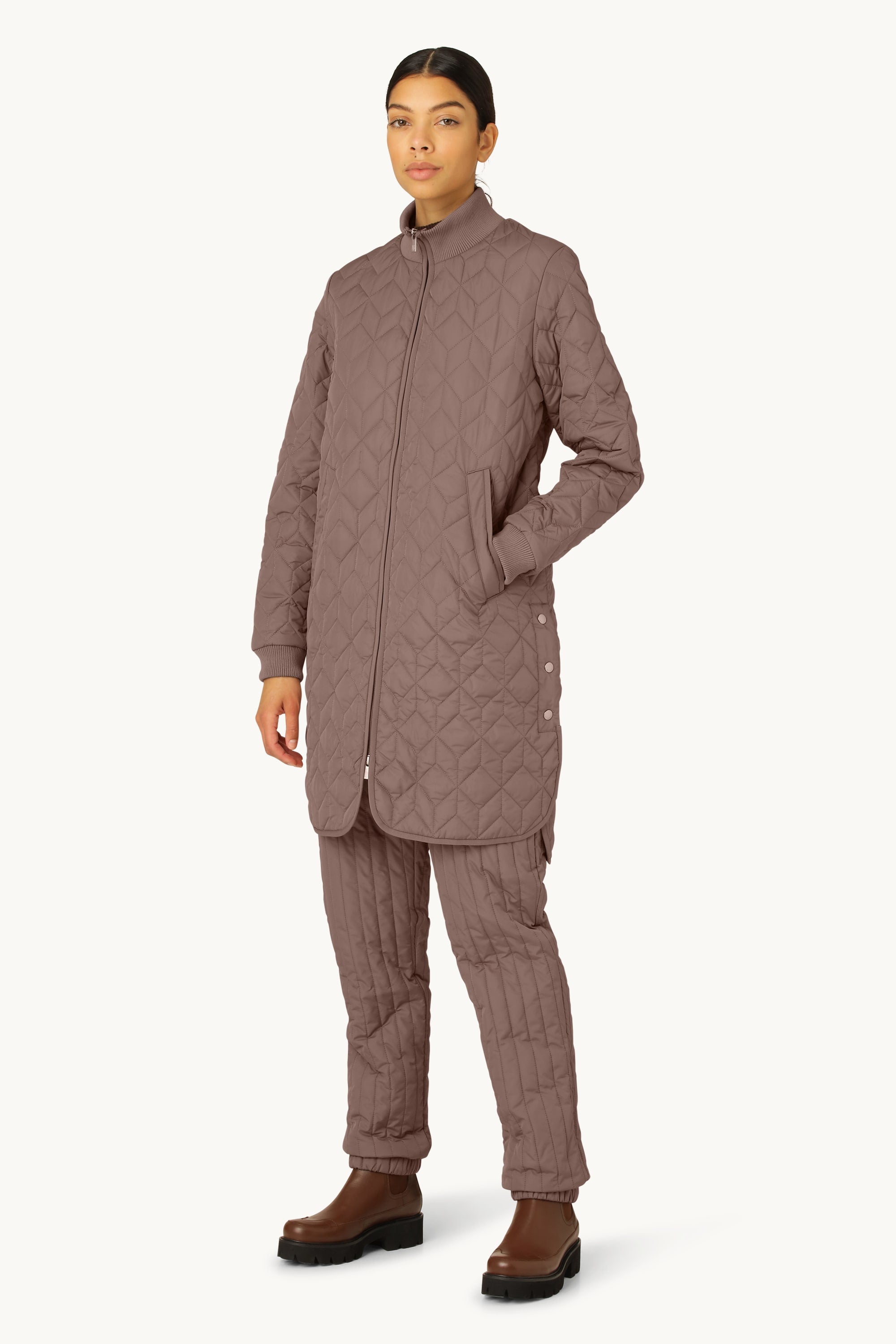 Abrigo acolchado - Lavanda vieja