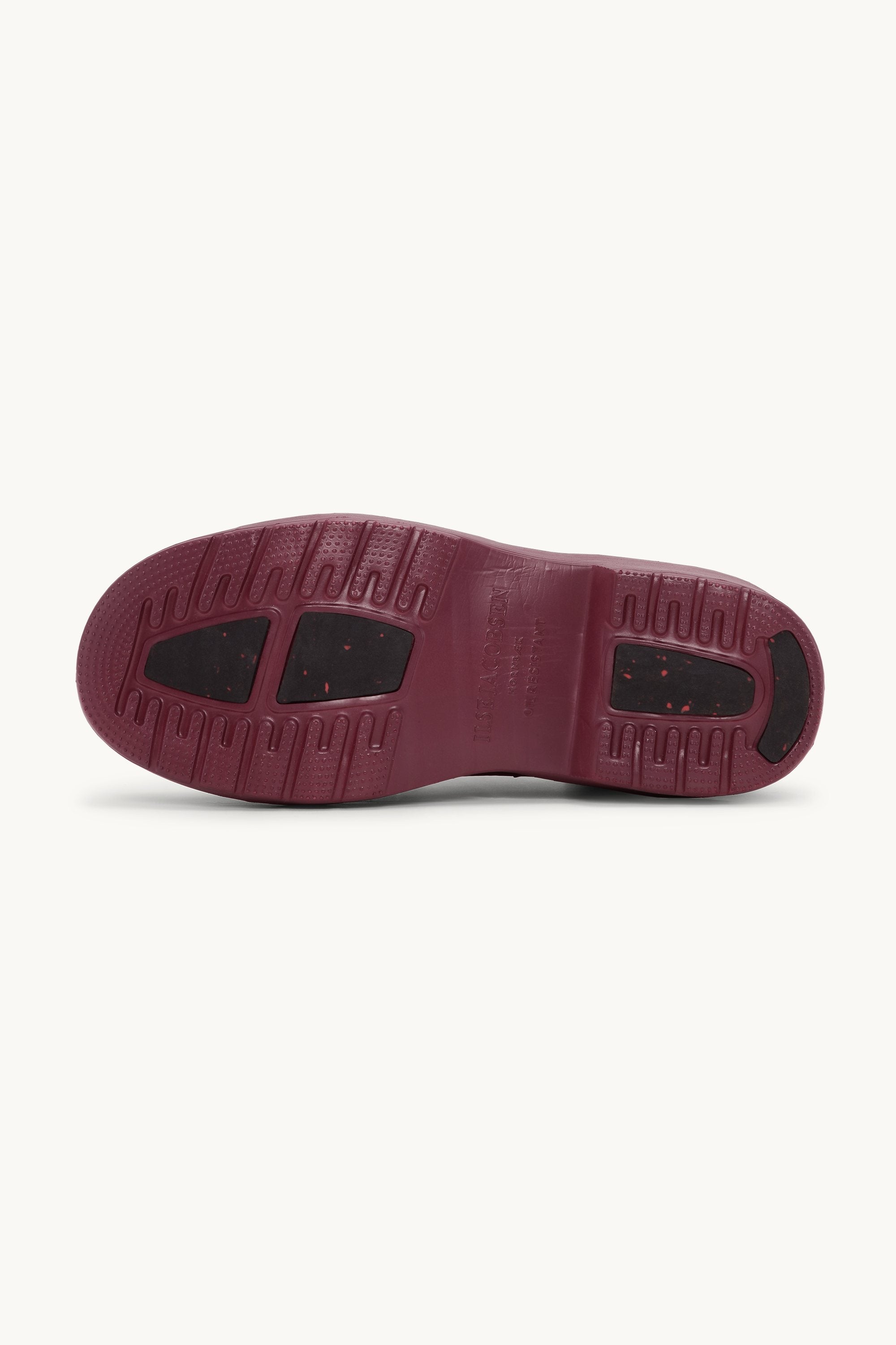 Zuecos de Lluvia Soft-Top - Maroon Banner