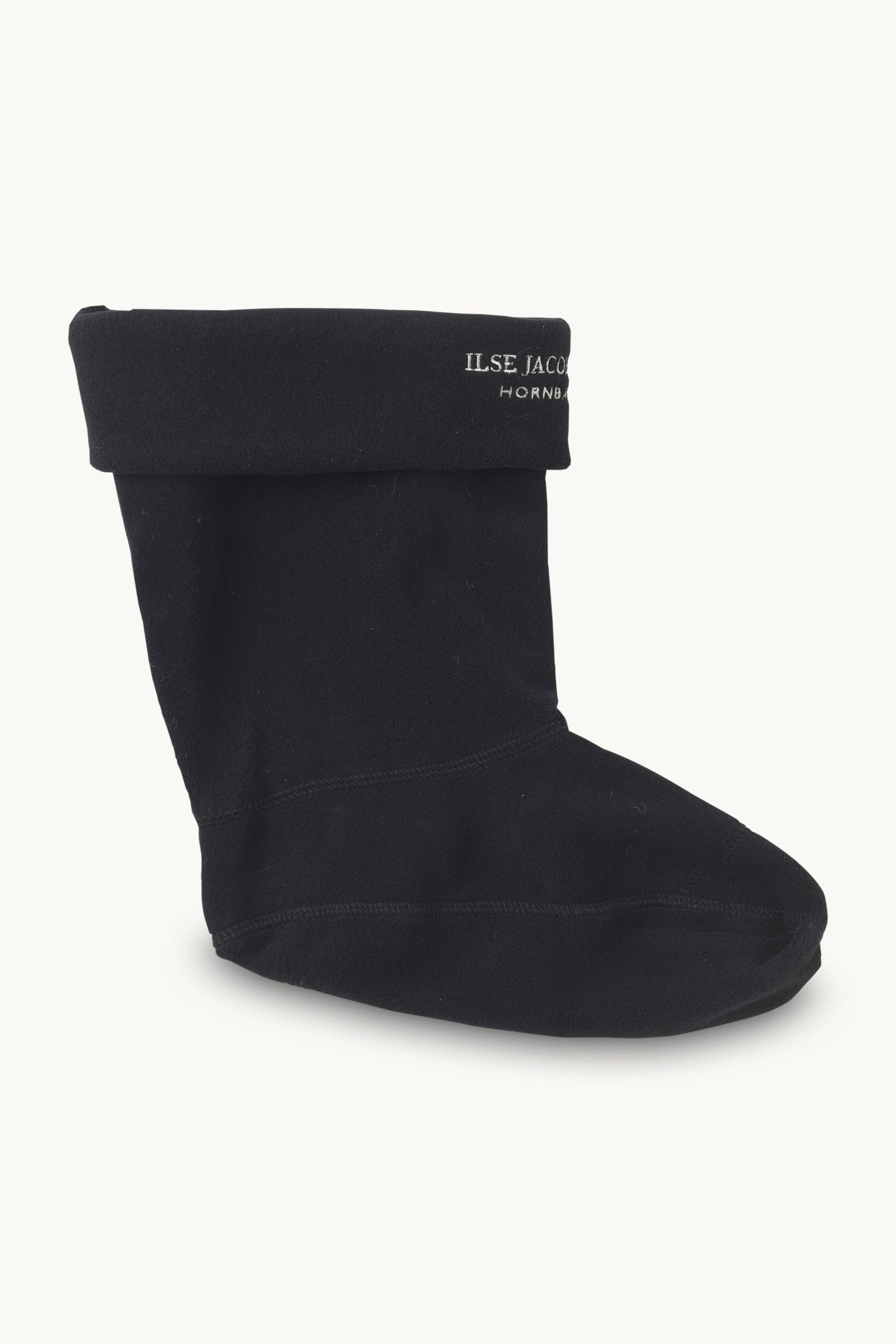 Calcetines de polar para botas de lluvia medianas RUB15 - Negro Crema