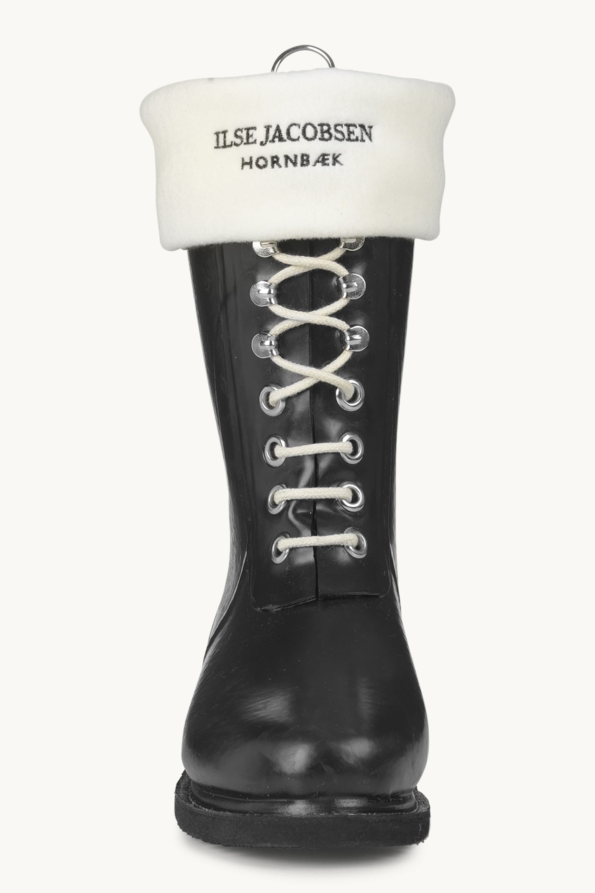 Calcetines de polar para botas de lluvia medianas RUB15 - Crema negra