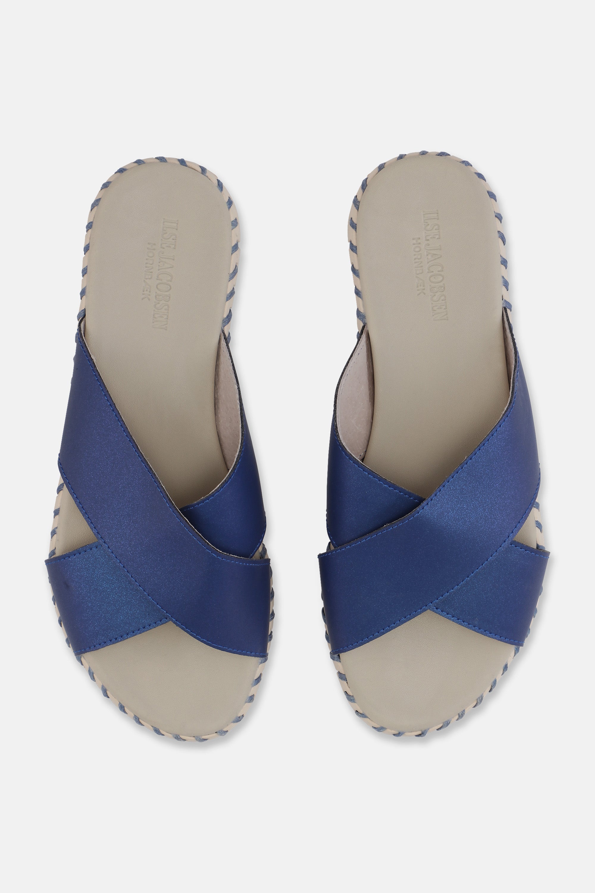 Ilse Jacobsen Hornbæk Footwear Sandals Sandals 674 Blue Web