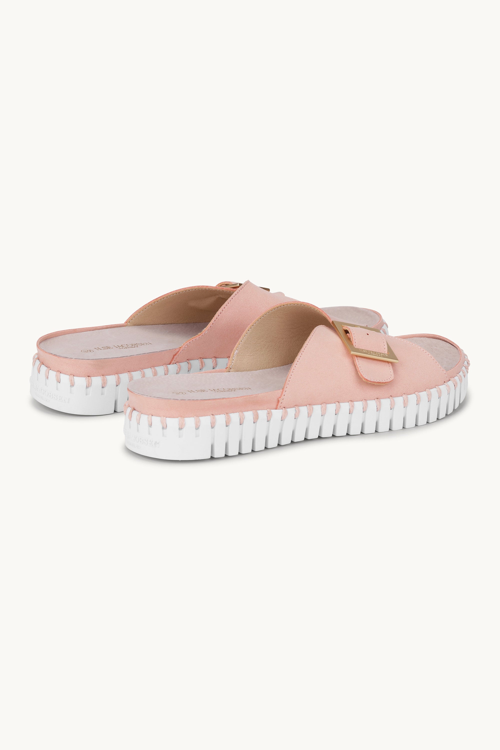 Sandalias Hebilla - Adobe Rose White