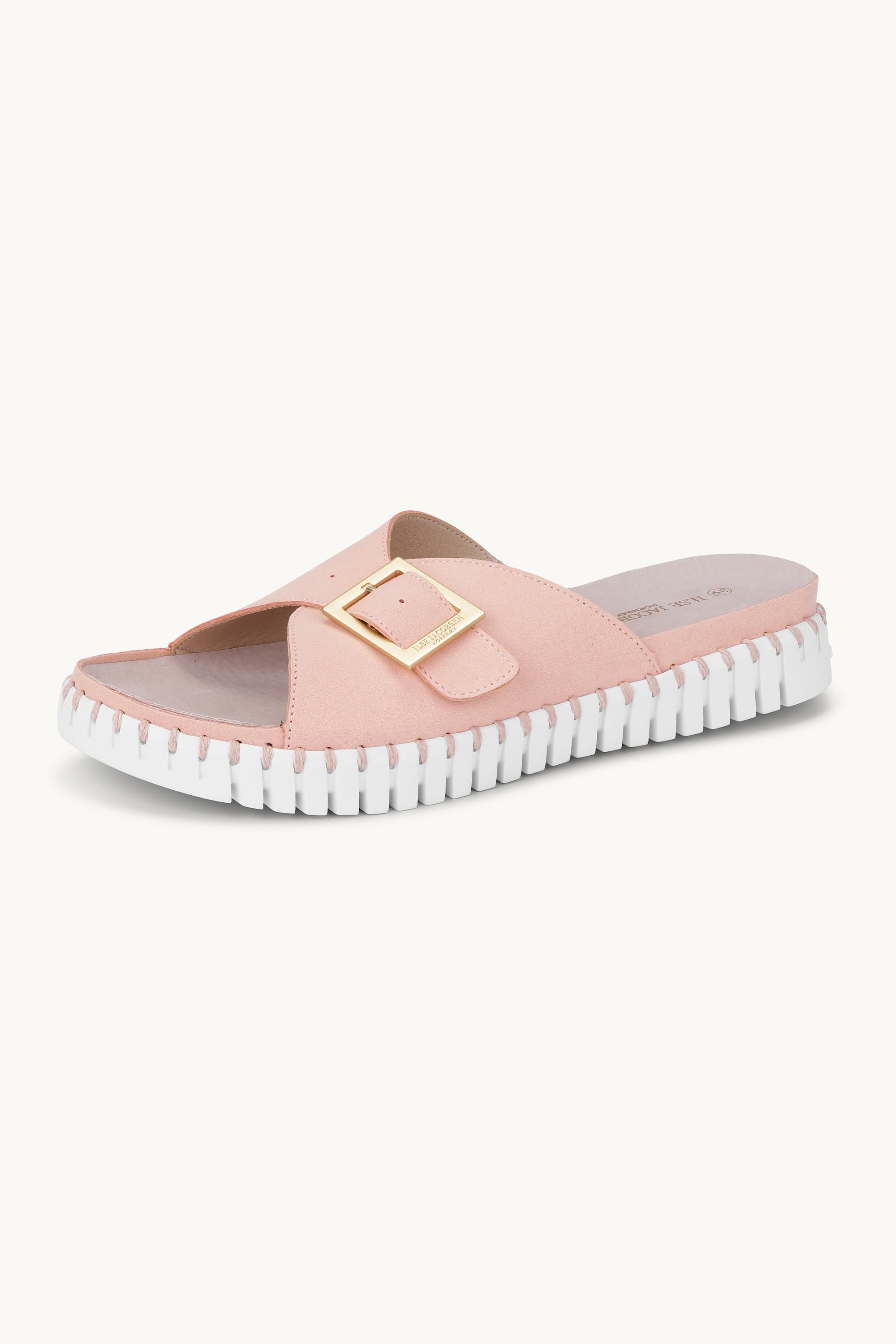Sandalias Hebilla - Adobe Rose White