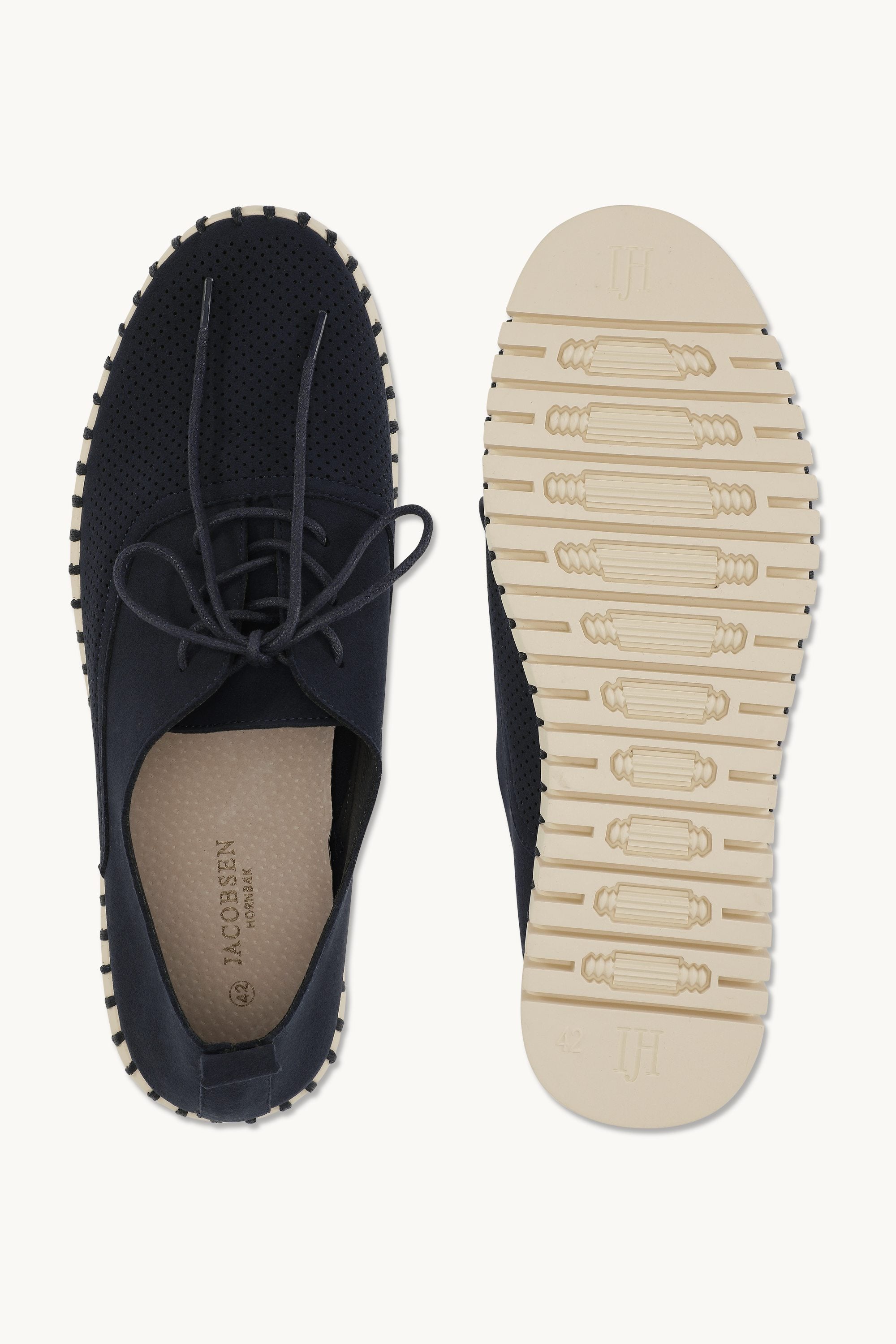 Zapatos de Hombre con Cordones - Dark Indigo Pearled Ivory