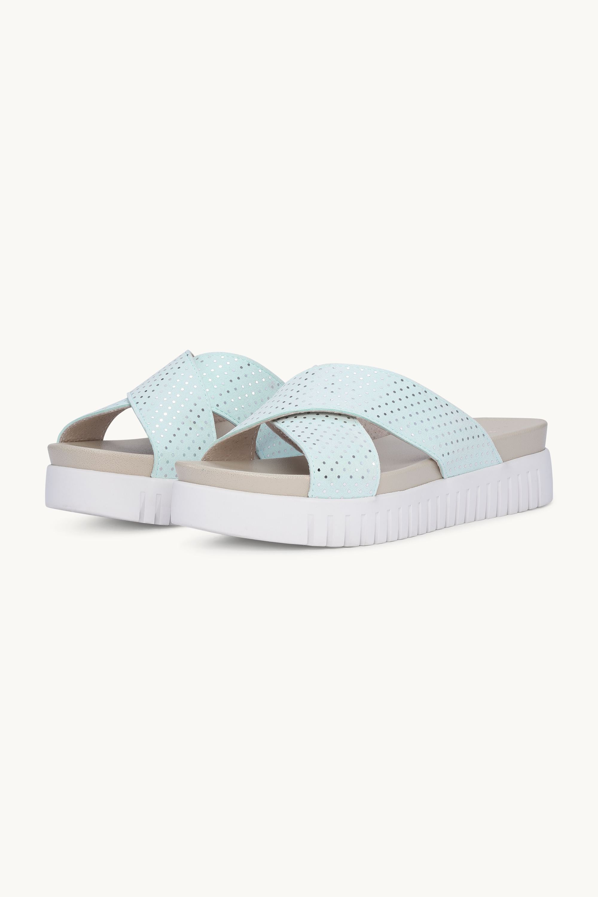 Sandalias - Blanco Azul