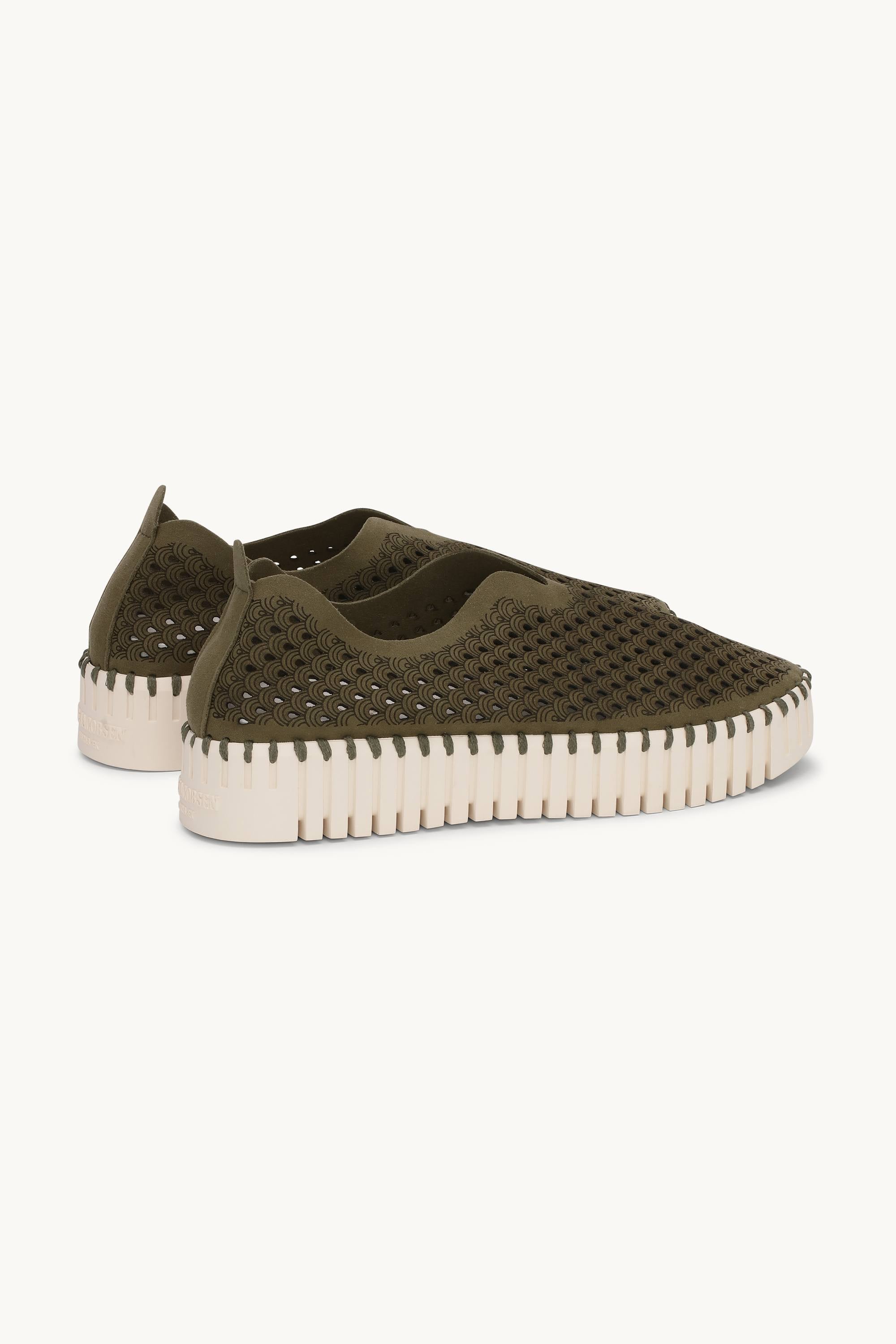 Tulip Zapatos Planos con Plataforma - Deep Olive