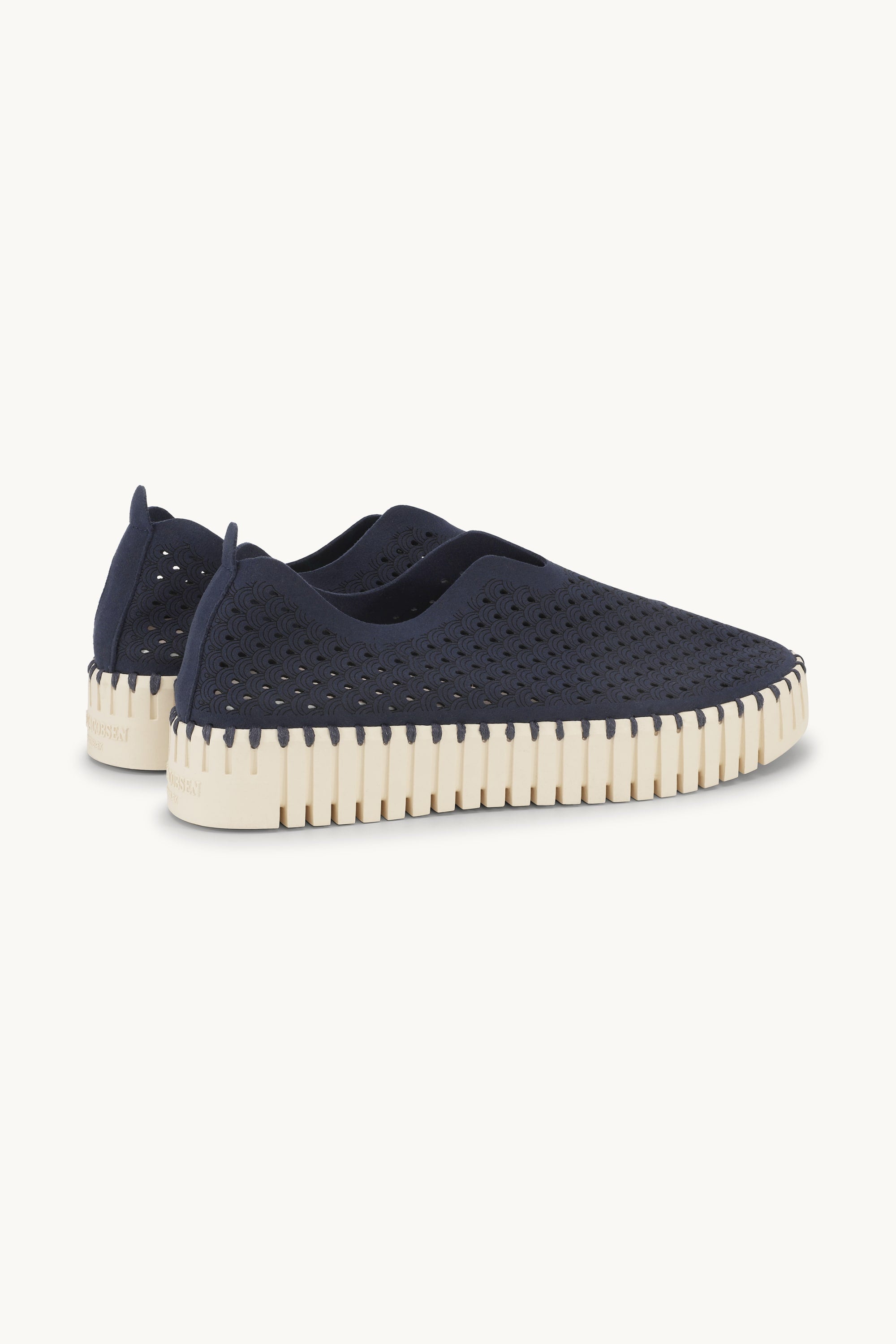 Platform Tulip Flats - Dark Indigo
