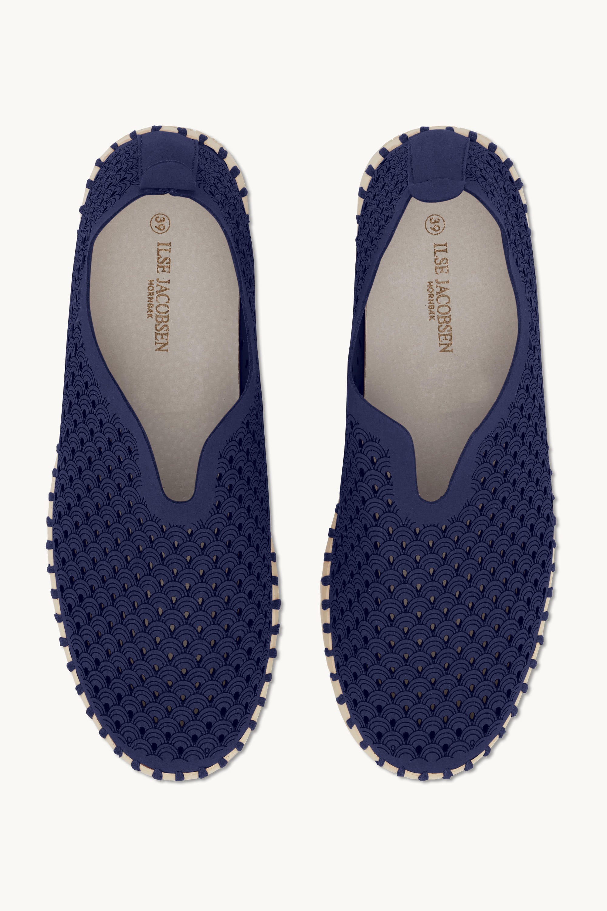 Platform Tulip Flats - Dark Indigo