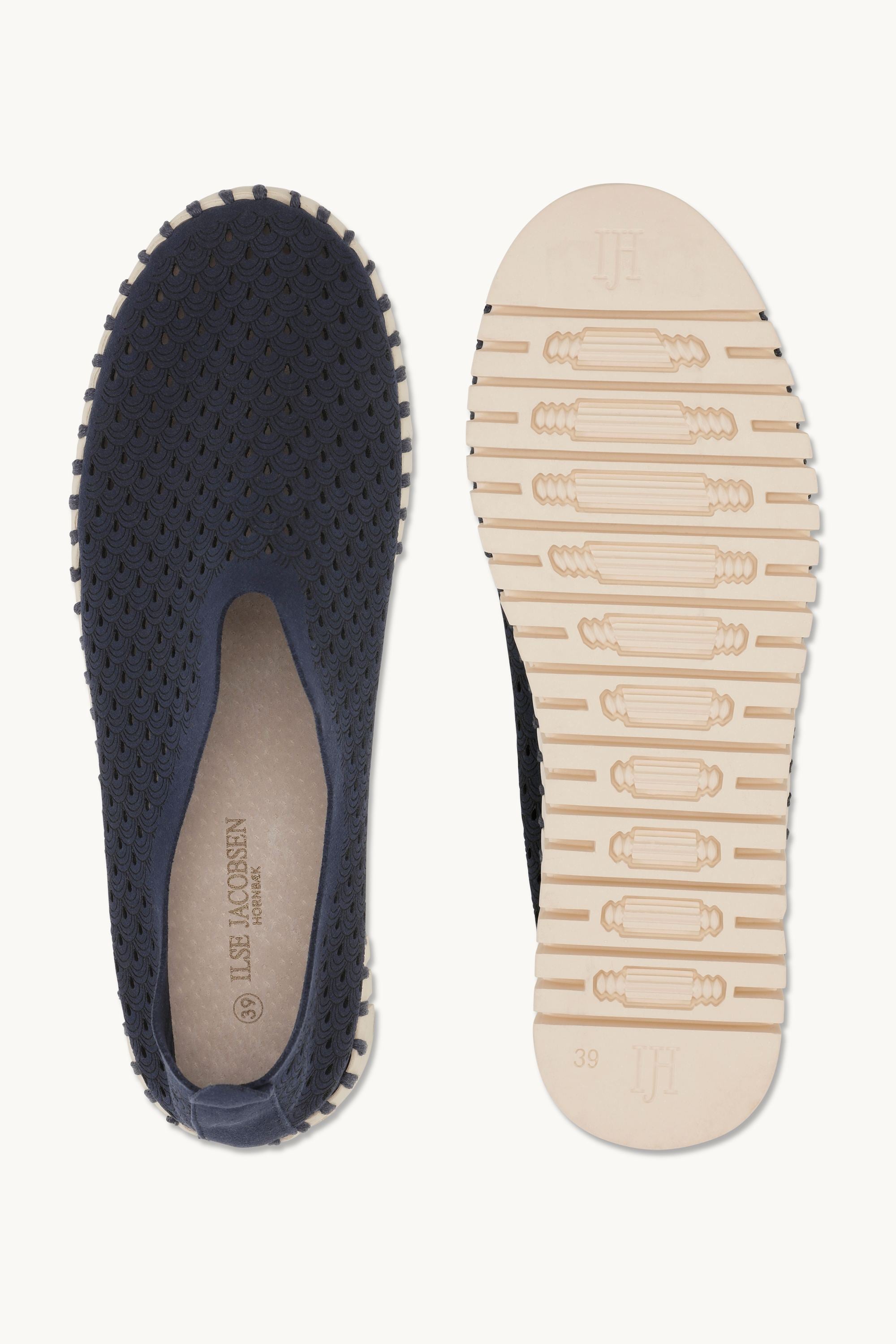 Platform Tulip Flats - Dark Indigo