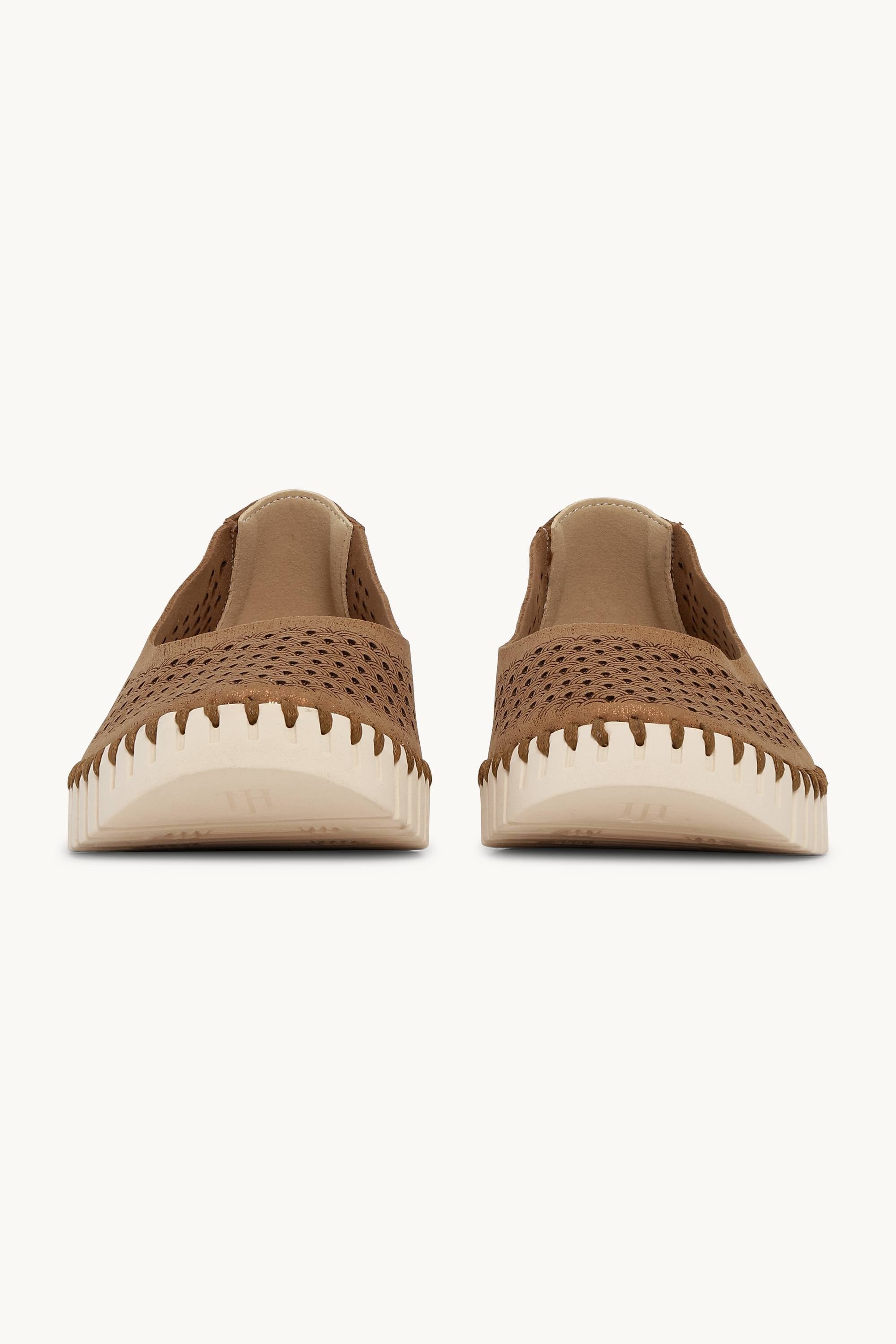 Tulip Zapatos con Brillo - Nougat Pearled Ivory