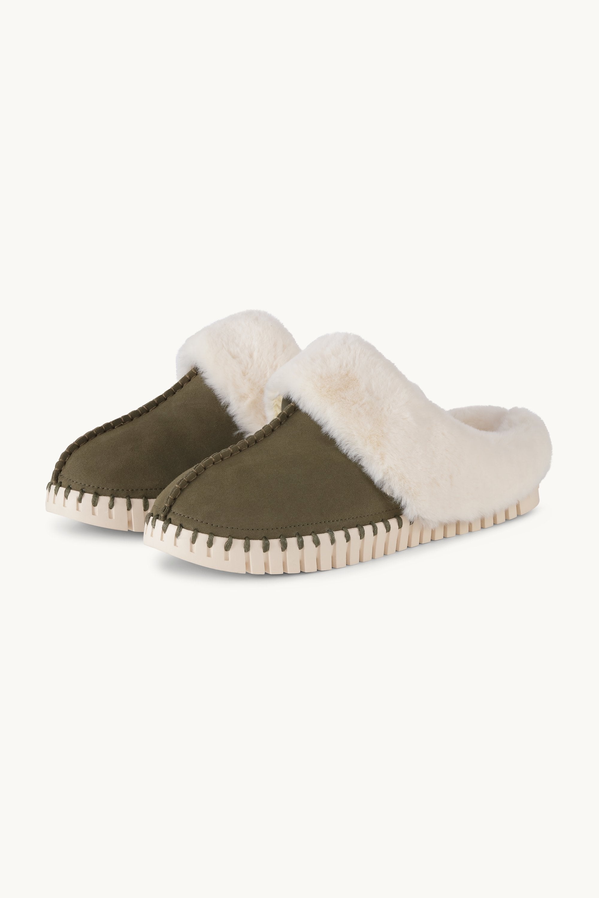 Pantuflas - Oliva intenso