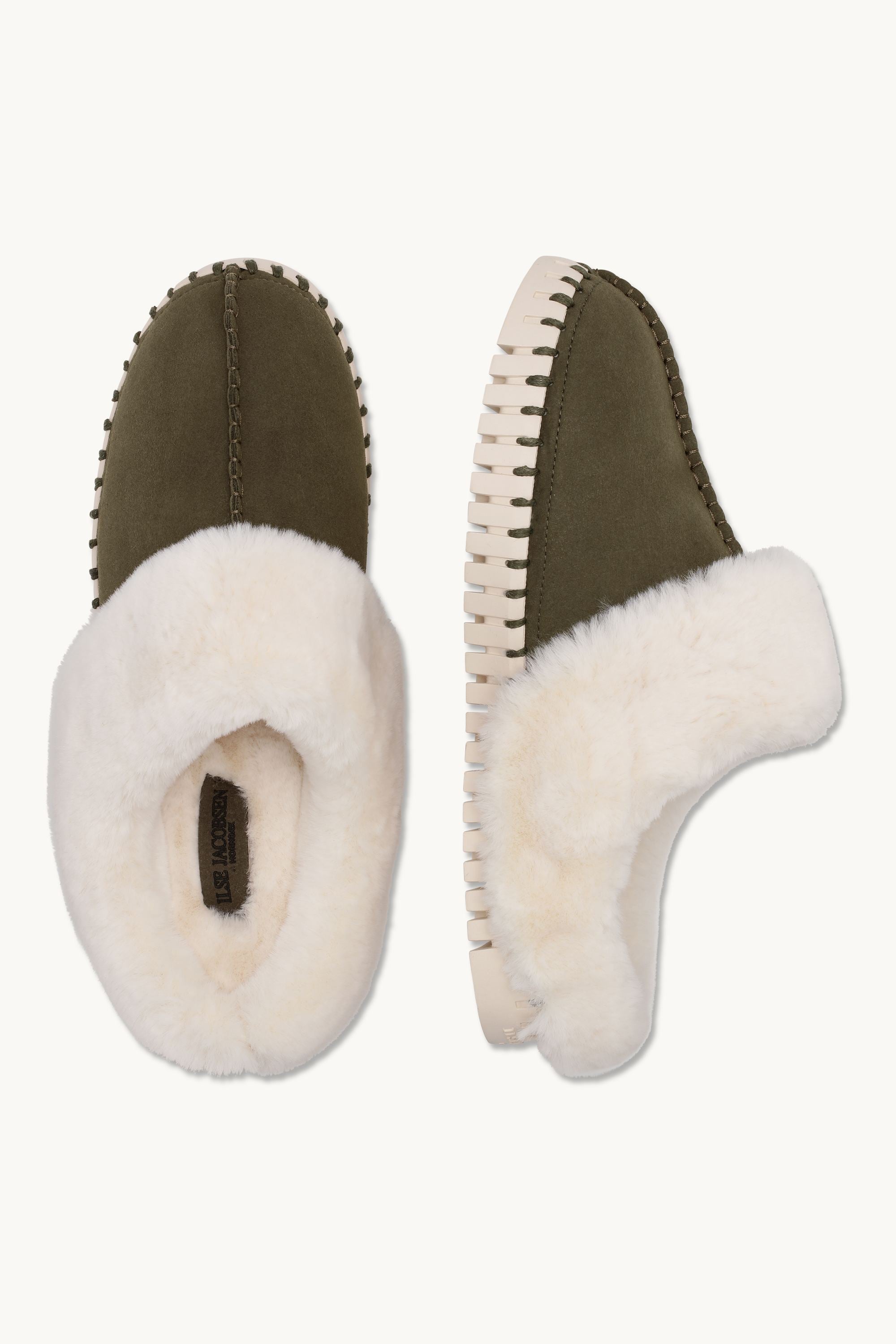 Pantuflas - Oliva intenso