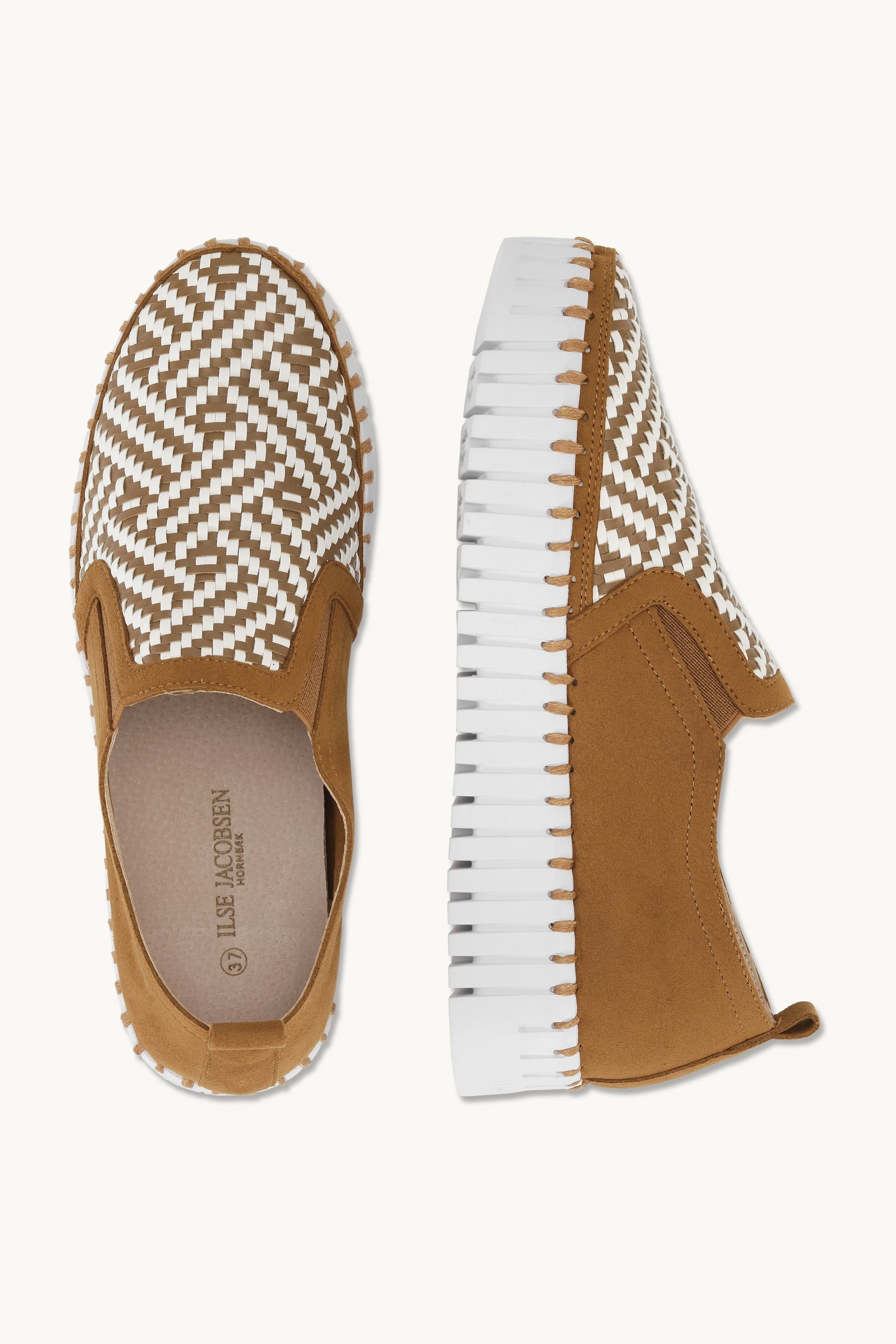 Tulip Zapatos con Plataforma - Cashew White