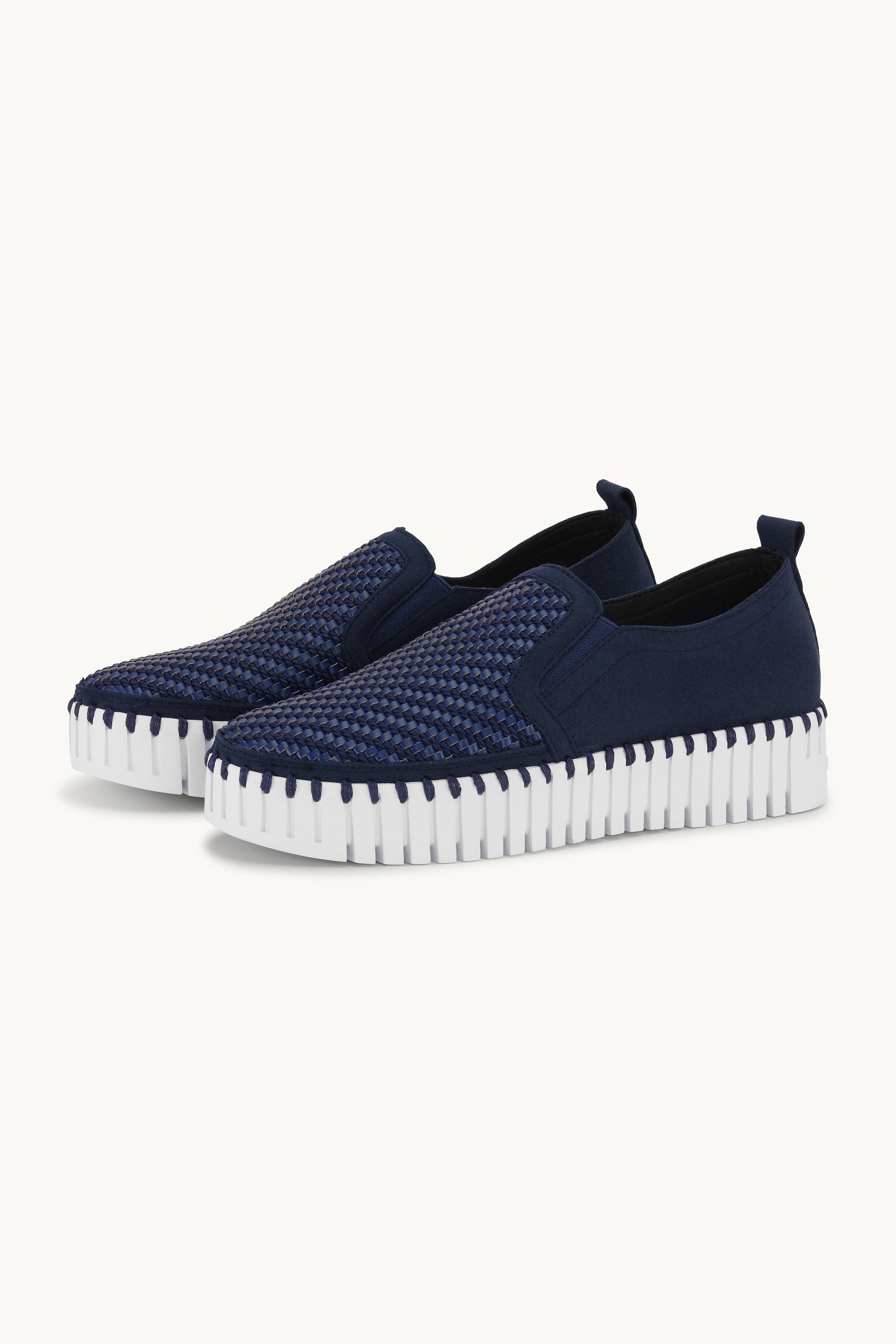 Tulip Zapatos con Plataforma - Dark Indigo White