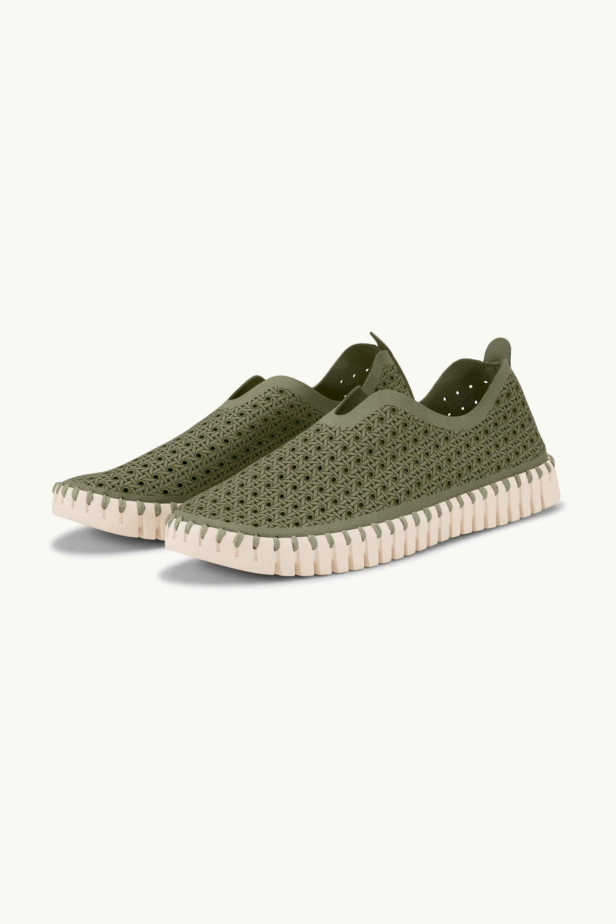 Tulip Zapatos - Army Pearled Ivory