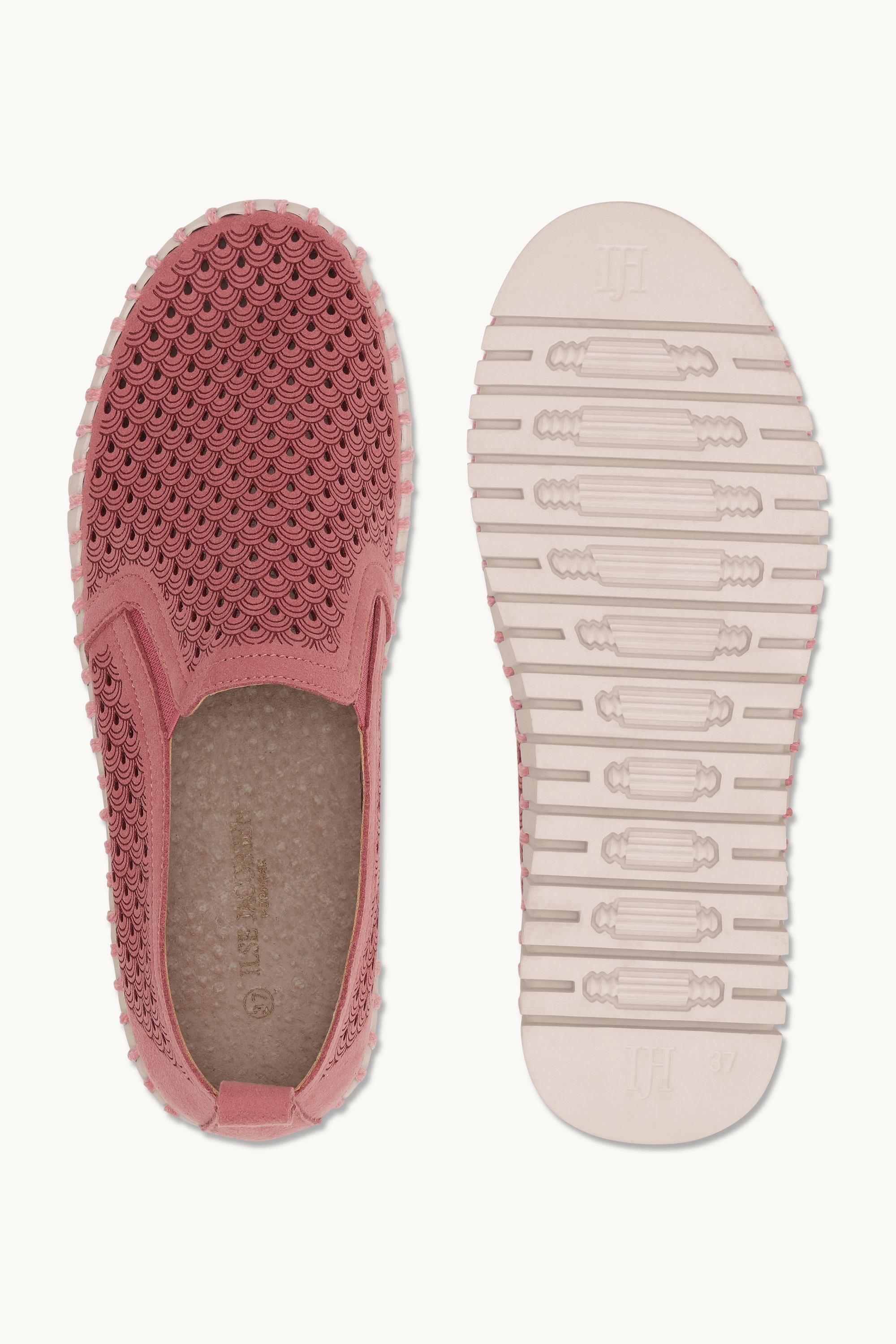 Tulip Slip-On - Rouge Pearled Ivory