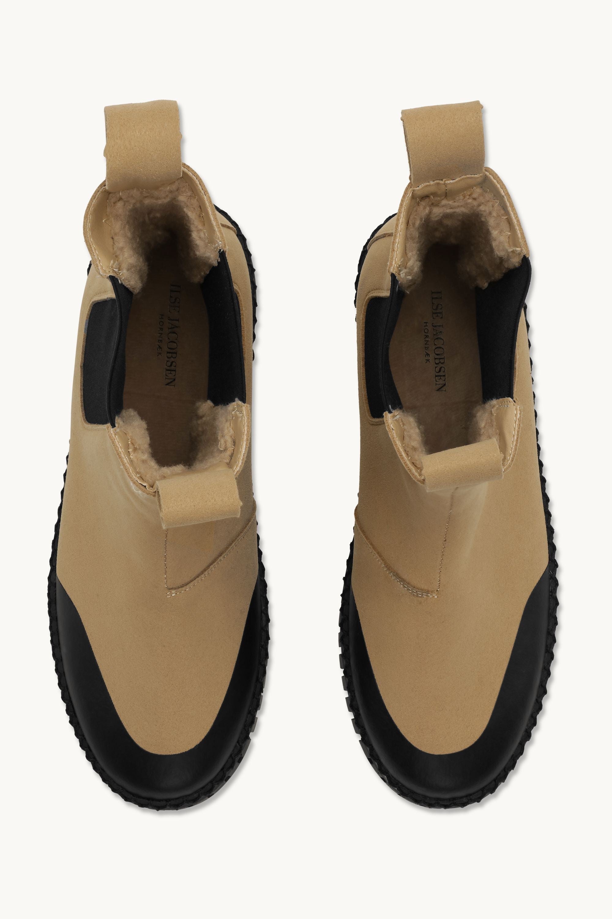 Botas Chelsea largas - Negro Latte