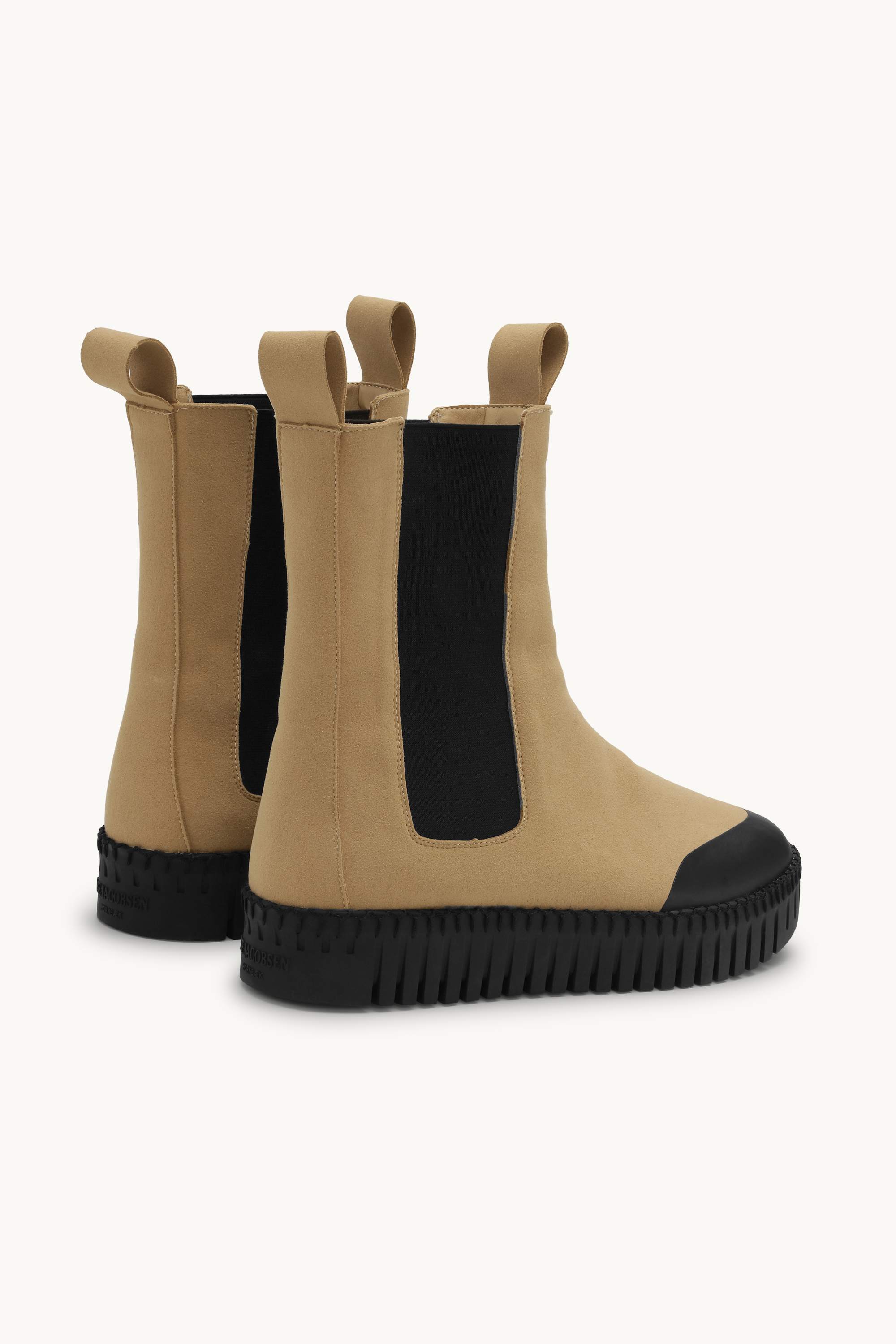Botas Chelsea largas - Negro Latte
