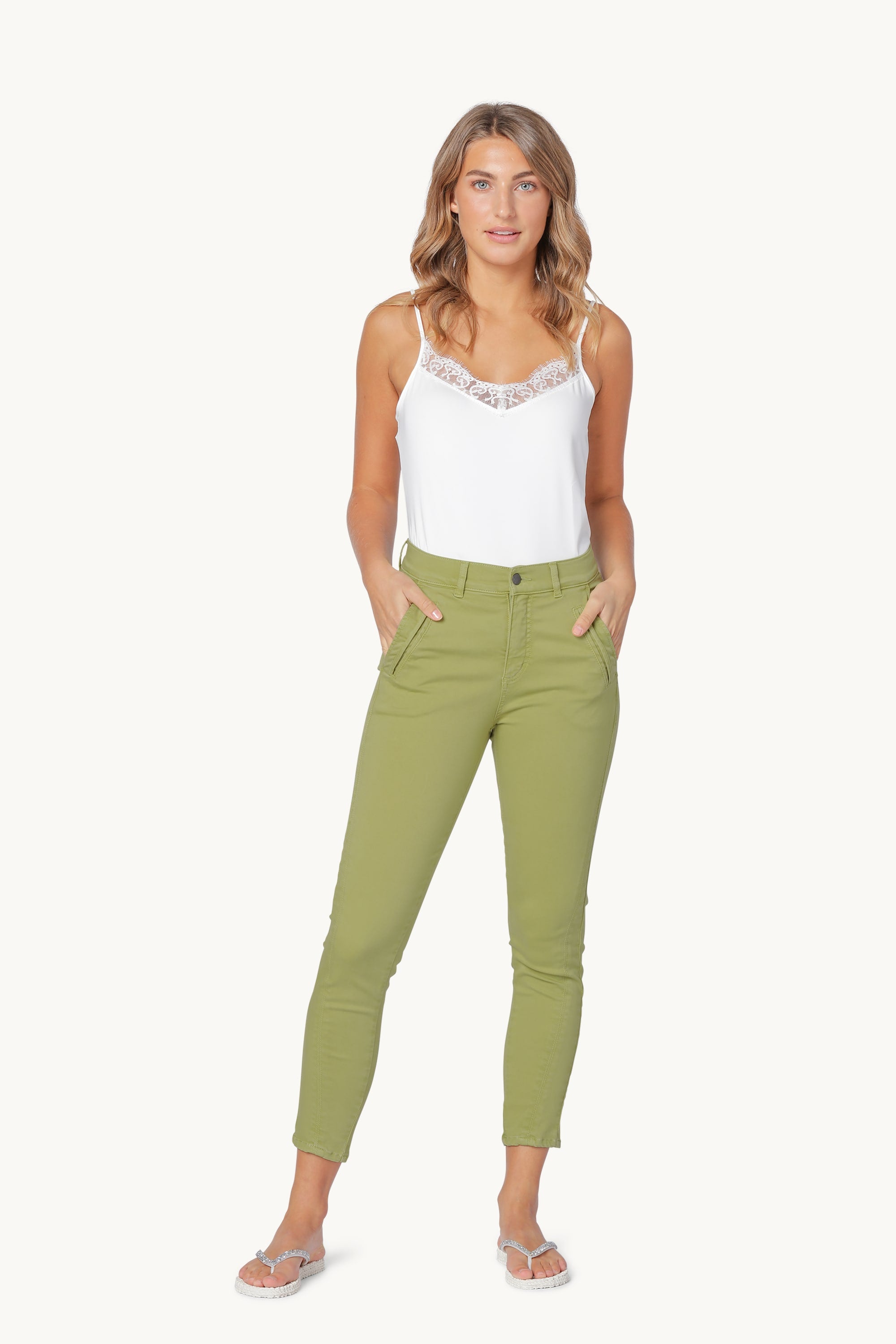 Trousers - Moss