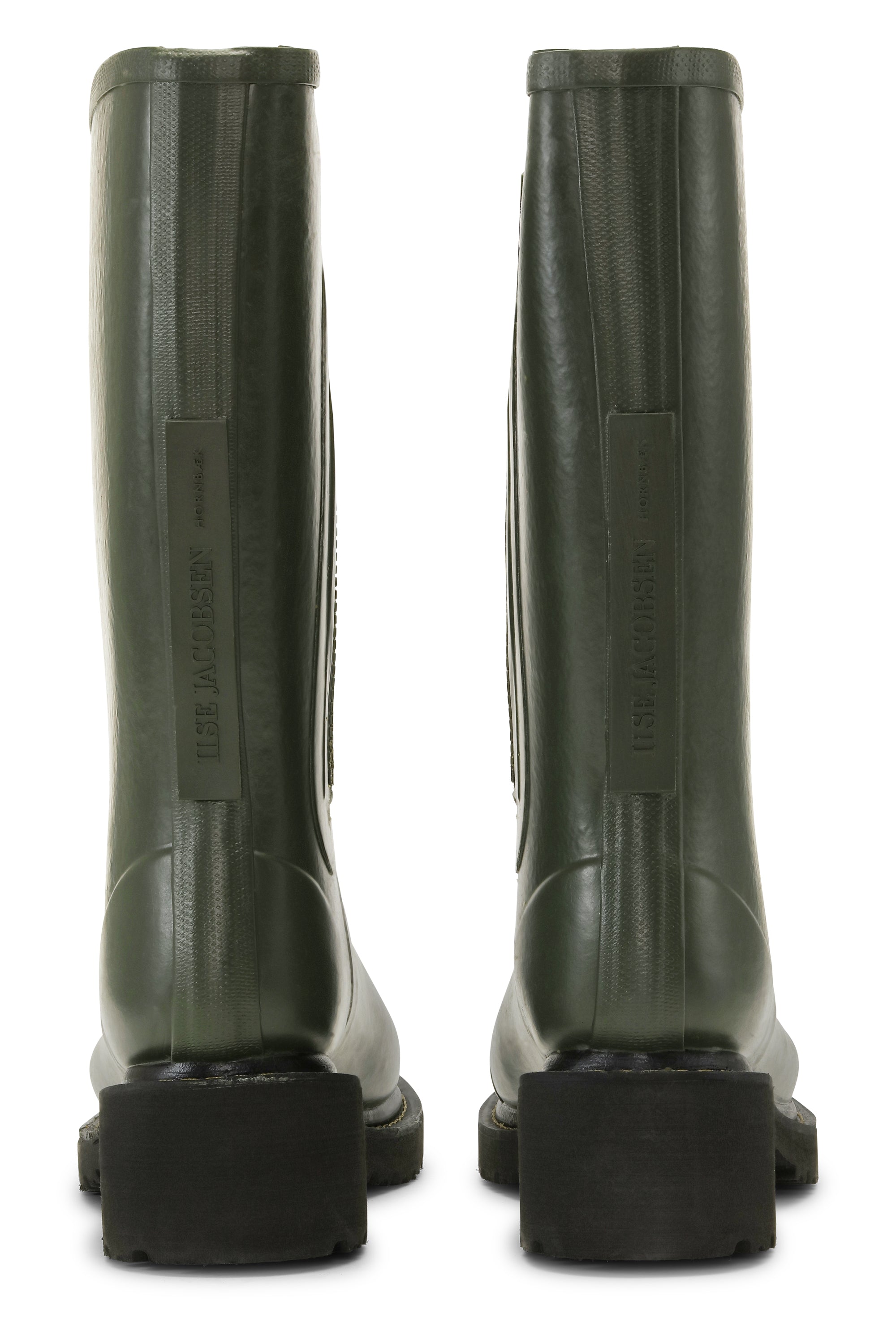 Ilse Jacobsen Hornbæk Footwear 3/4 Rubber Boots With Zip Rain boots 410 Army