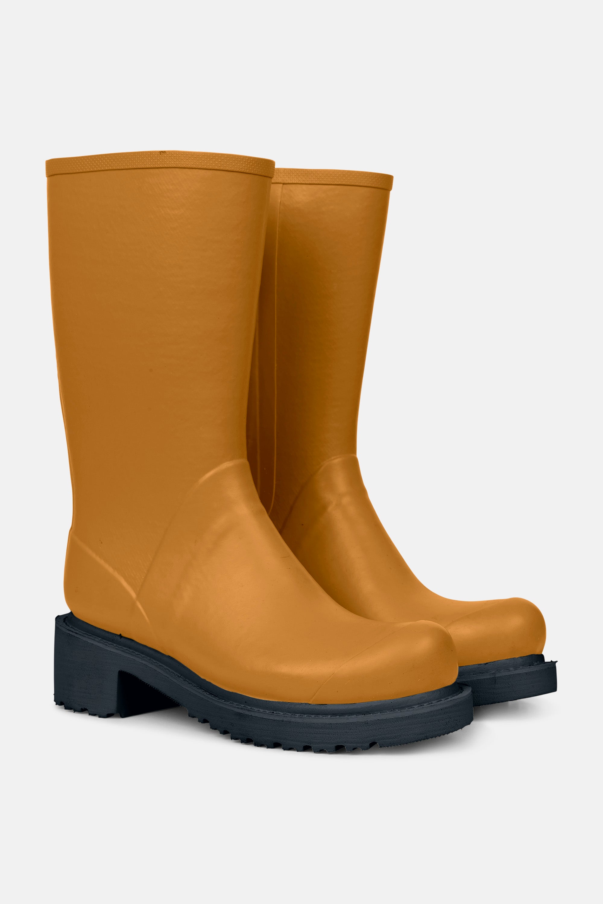 Ilse Jacobsen Hornbæk Footwear 3/4 Rubber Boots With Zip Rain boots 817 Dijon