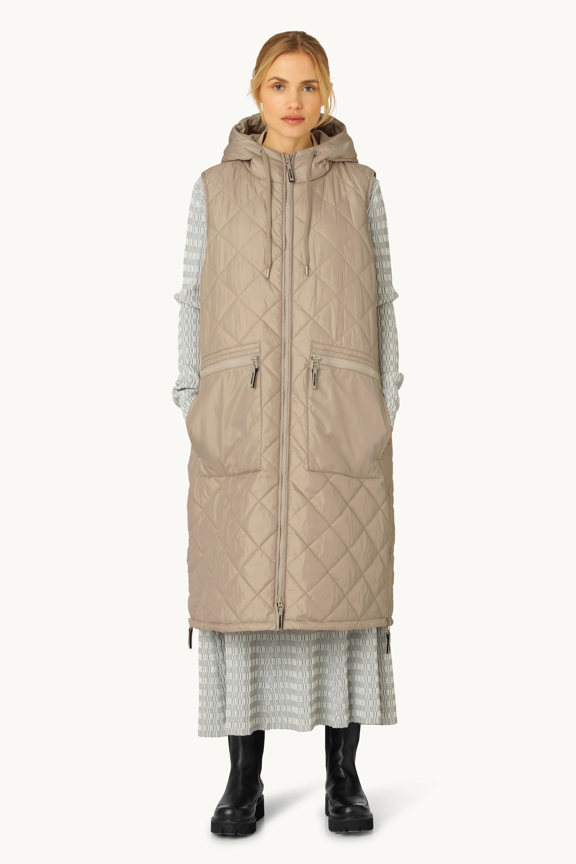 Padded Vest - Cobblestone