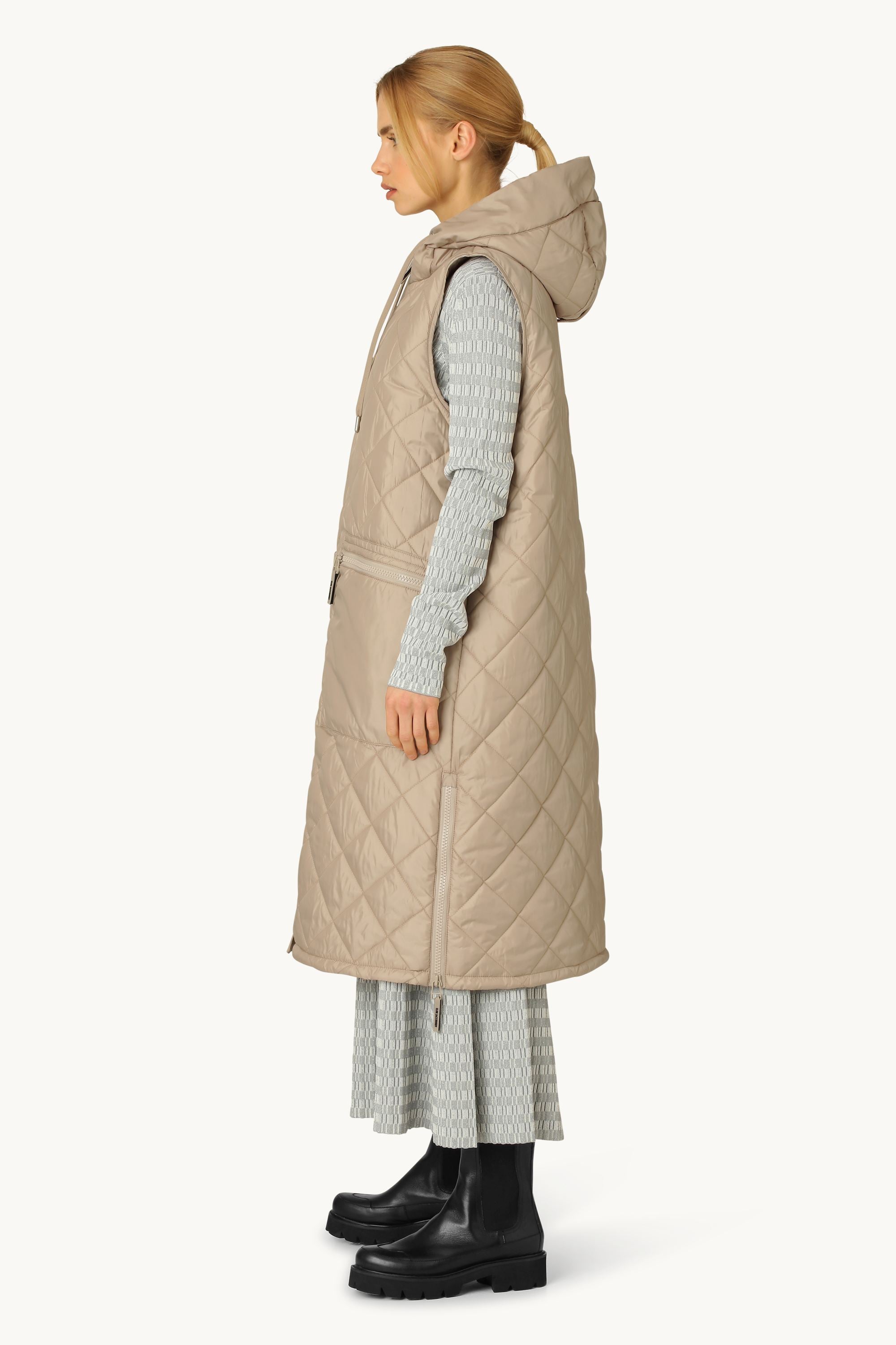 Padded Vest - Cobblestone