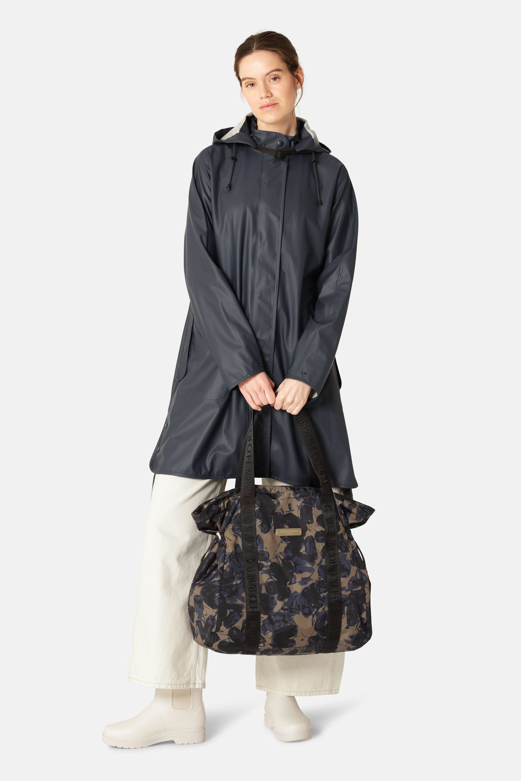 Bolso Tote para Lluvia Ligera - Beige Butterfly